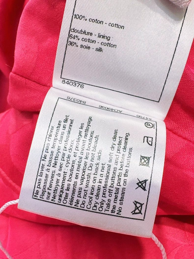 Chanel Chanel 20C early spring series rose red long-sleeved braid Size XS / US 0-2 / IT 36-38 - 6 Thumbnail