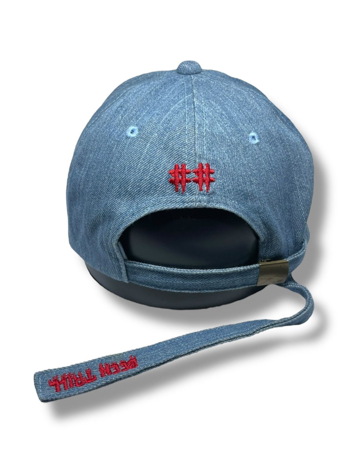 Been Trill Been Trill Long Strap Denim Baseball Cap Size ONE SIZE - 4 Thumbnail