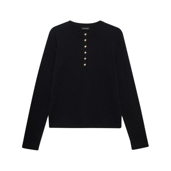 ANINE BING Women Tops A 08 10314 BLK26 BLACK