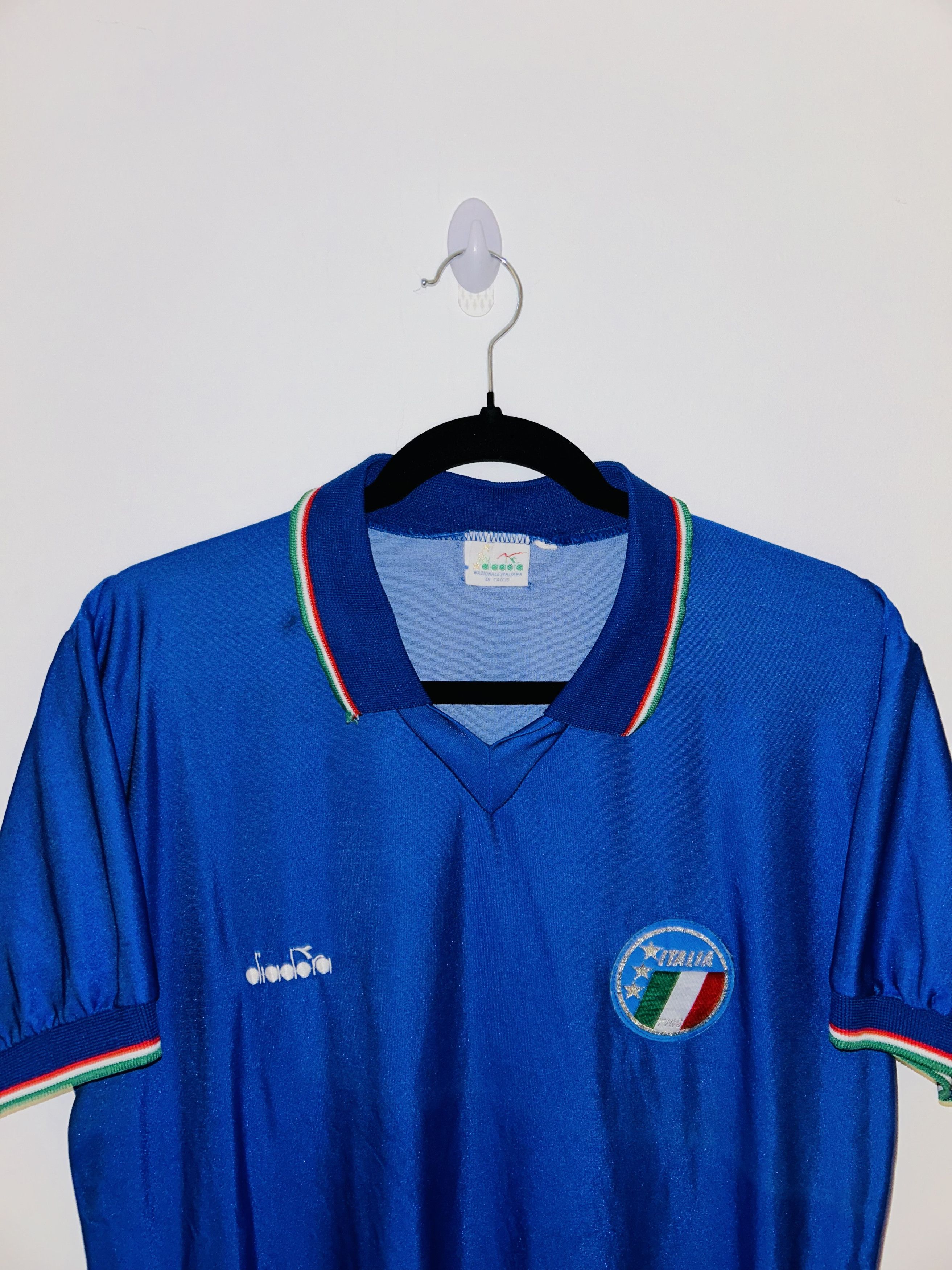 Diadora × Vintage Italia 1990 home jersey Size US L / EU 52-54 / 3 - 3 Thumbnail