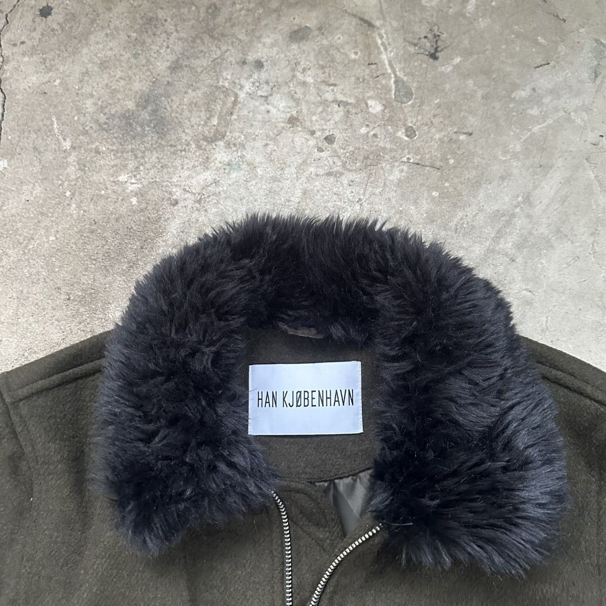 Our Legacy Han København wool air jacket- Dark Green Size US M / EU 48-50 / 2 - 6 Thumbnail