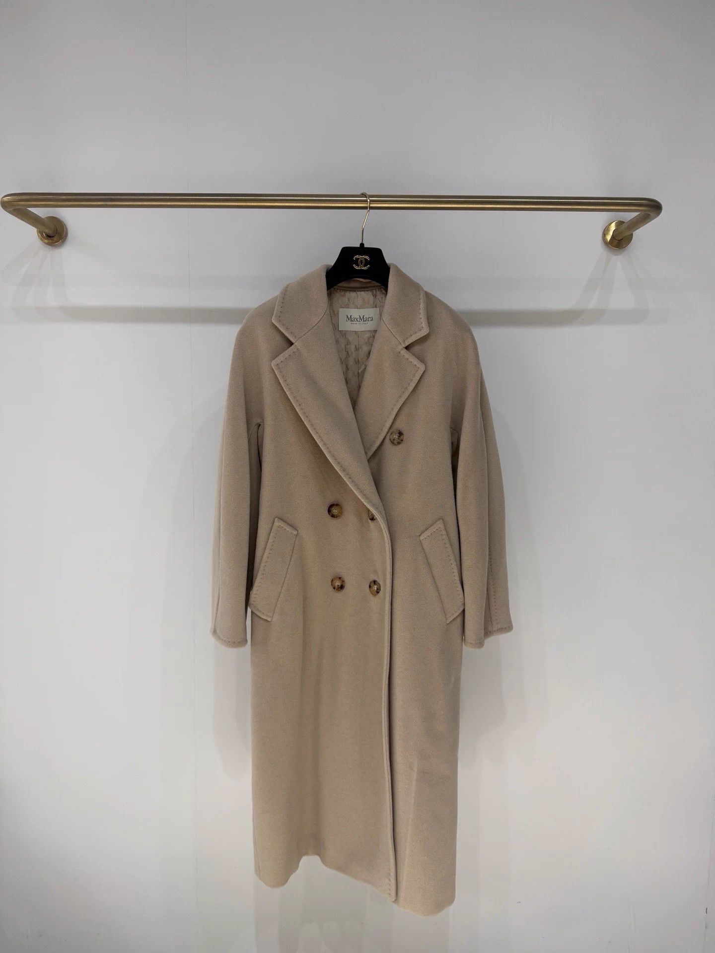 Max Mara Maxmara 101801 Classic Sand Trench Coat FR34 Size XS / US 0-2 / IT 36-38 - 1 Thumbnail