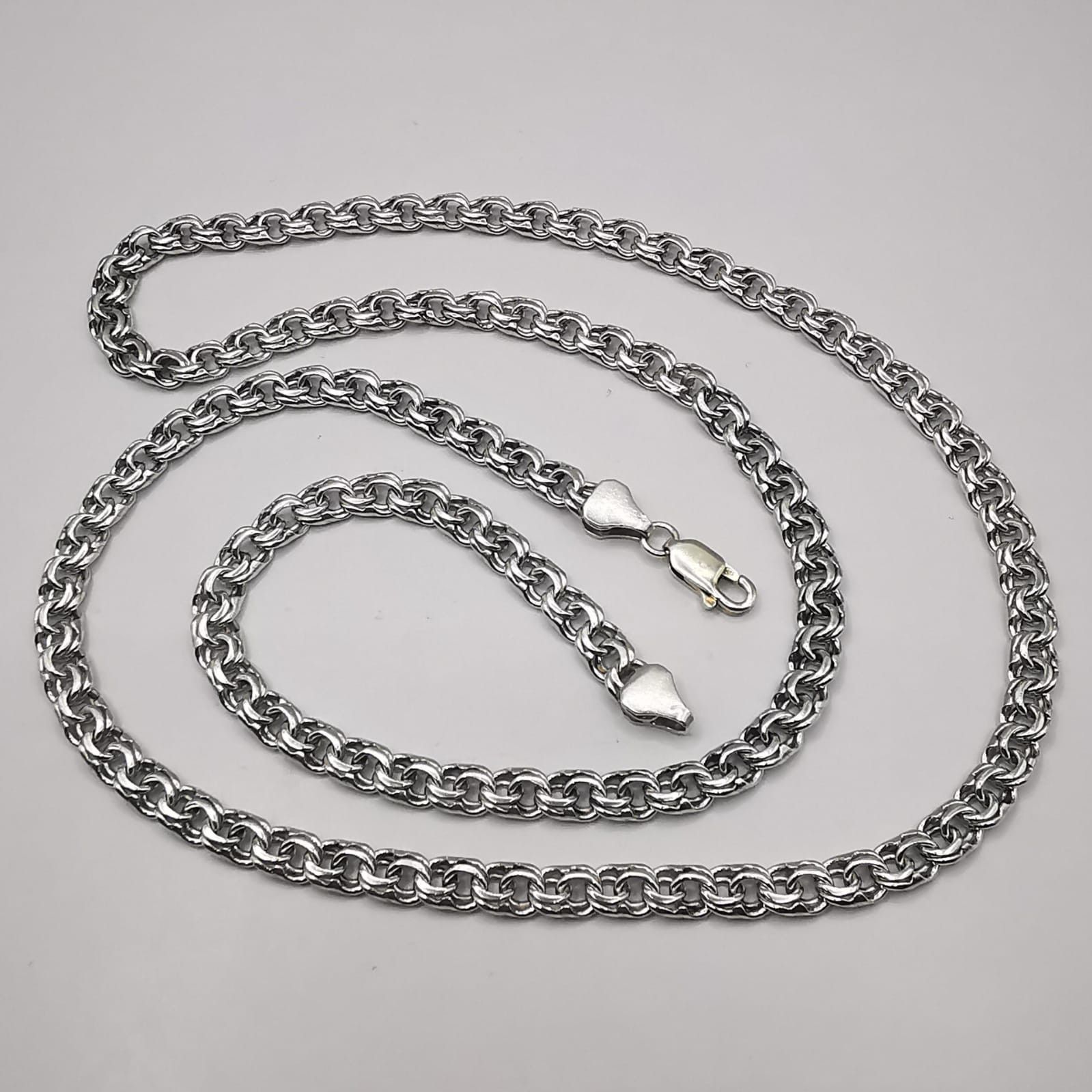 Sterling Silver Vintage Beautiful Jewelry Chain,925 Sterling Silver 29,06g Size ONE SIZE - 1 Thumbnail