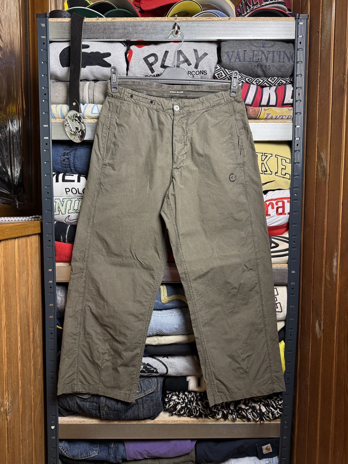Stone Island Stone Island Denim Cargo Tactical Pants Size 33 Size US 33 - 1 Thumbnail