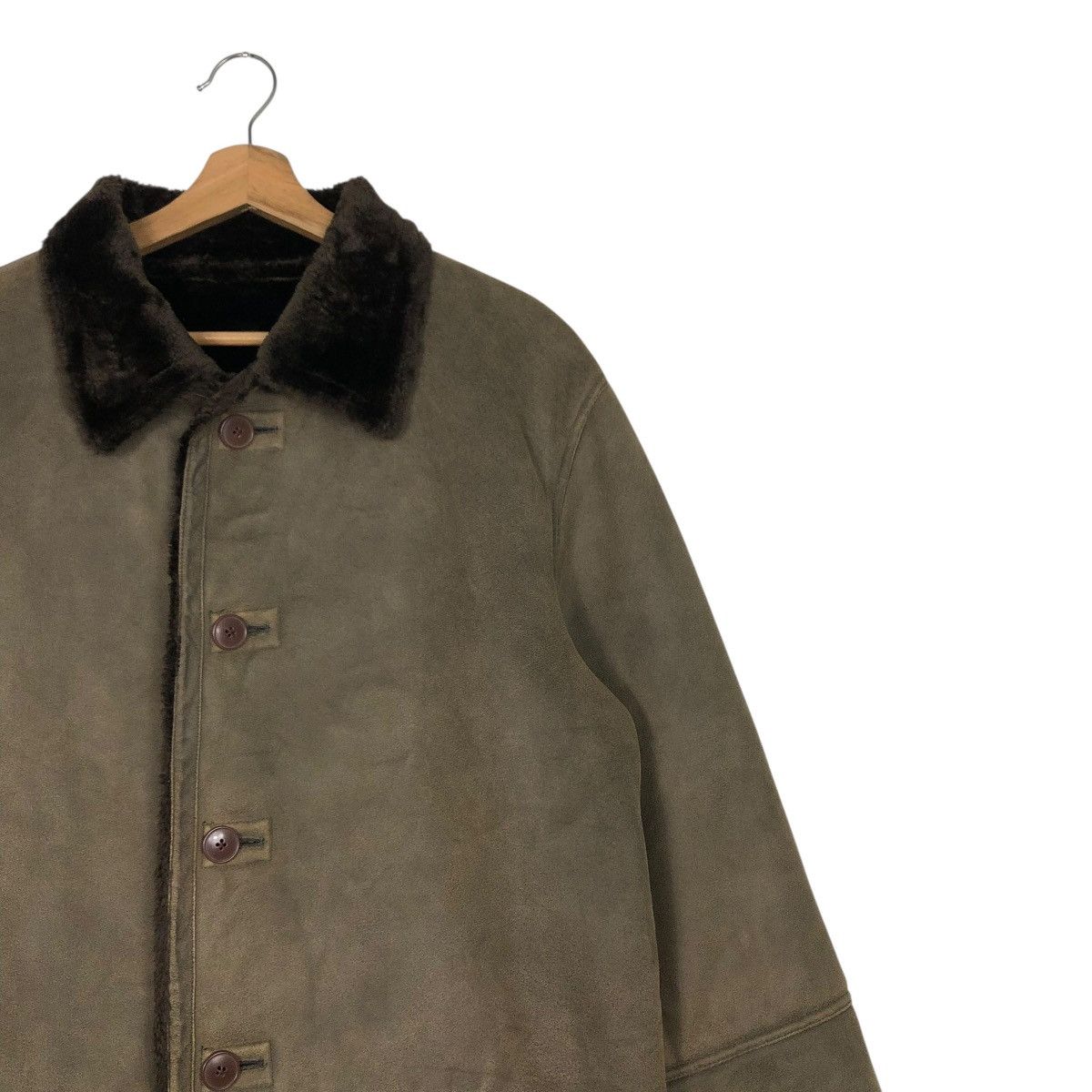 Japanese Brand 🔥VINTAGE GENUINE LEATHER JACKET MEN’S CLUB ISSEY MIYAKE Size US L / EU 52-54 / 3 - 8 Thumbnail