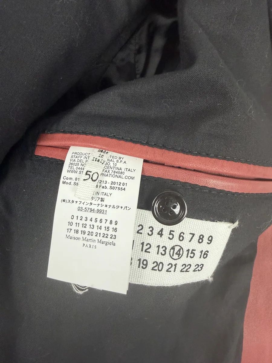 Maison Margiela SS2012 Maison Margiela 5 Zip Red Leather Jacket Size US M / EU 48-50 / 2 - 15 Thumbnail