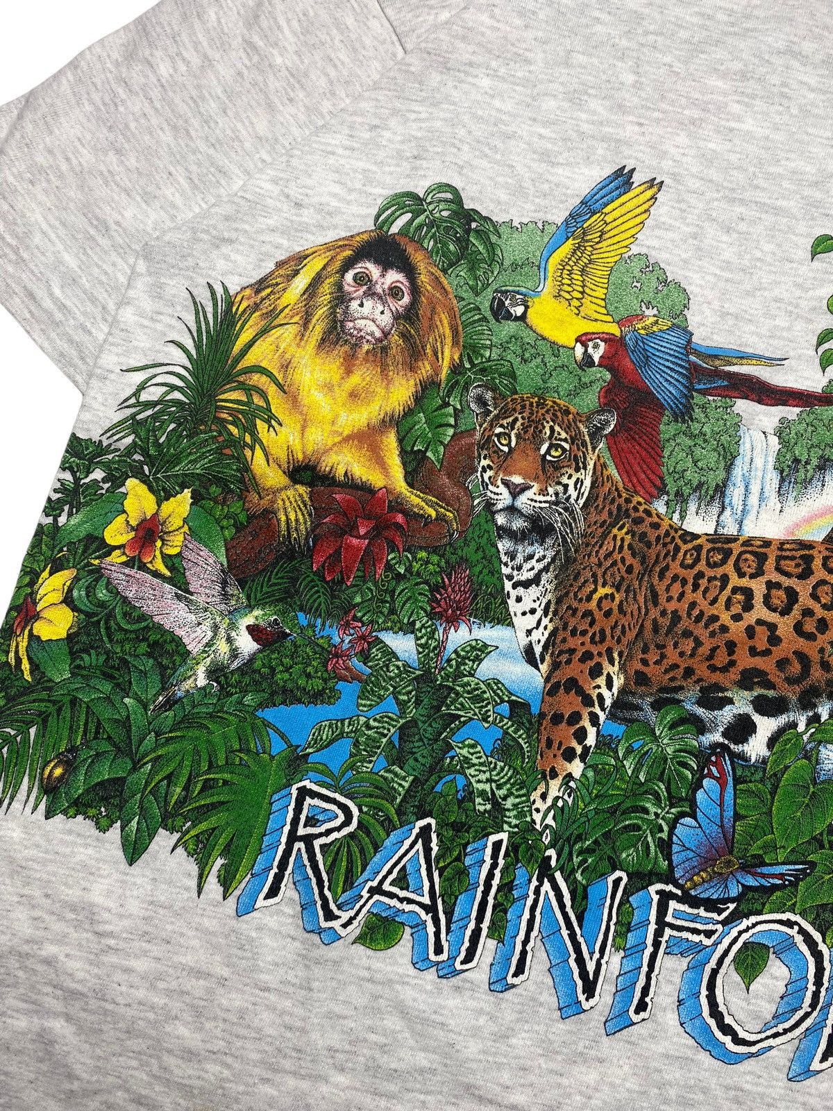 Habitat × Hysteric Glamour × Japanese Brand 1991 Habitat Oneita - Flora & Fauna T-Shirt Size US L / EU 52-54 / 3 - 3 Thumbnail