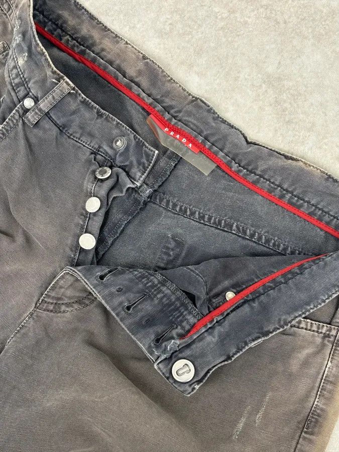 Prada SS2007 Prada Grey Faded Chinos Pants Size US 32 / EU 48 - 8 Thumbnail