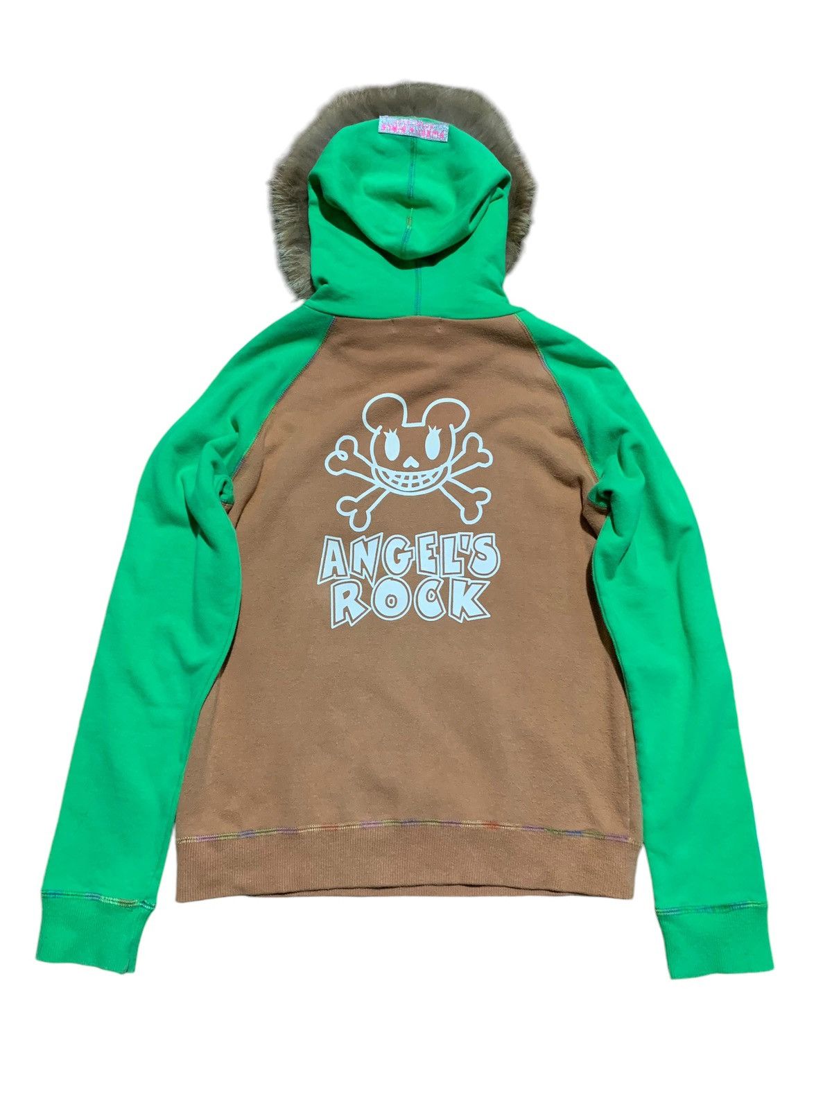 Hysteric Glamour 1990s Angel’s blue Rock bone reflective fur hoodie Size US S / EU 44-46 / 1 - 3 Thumbnail