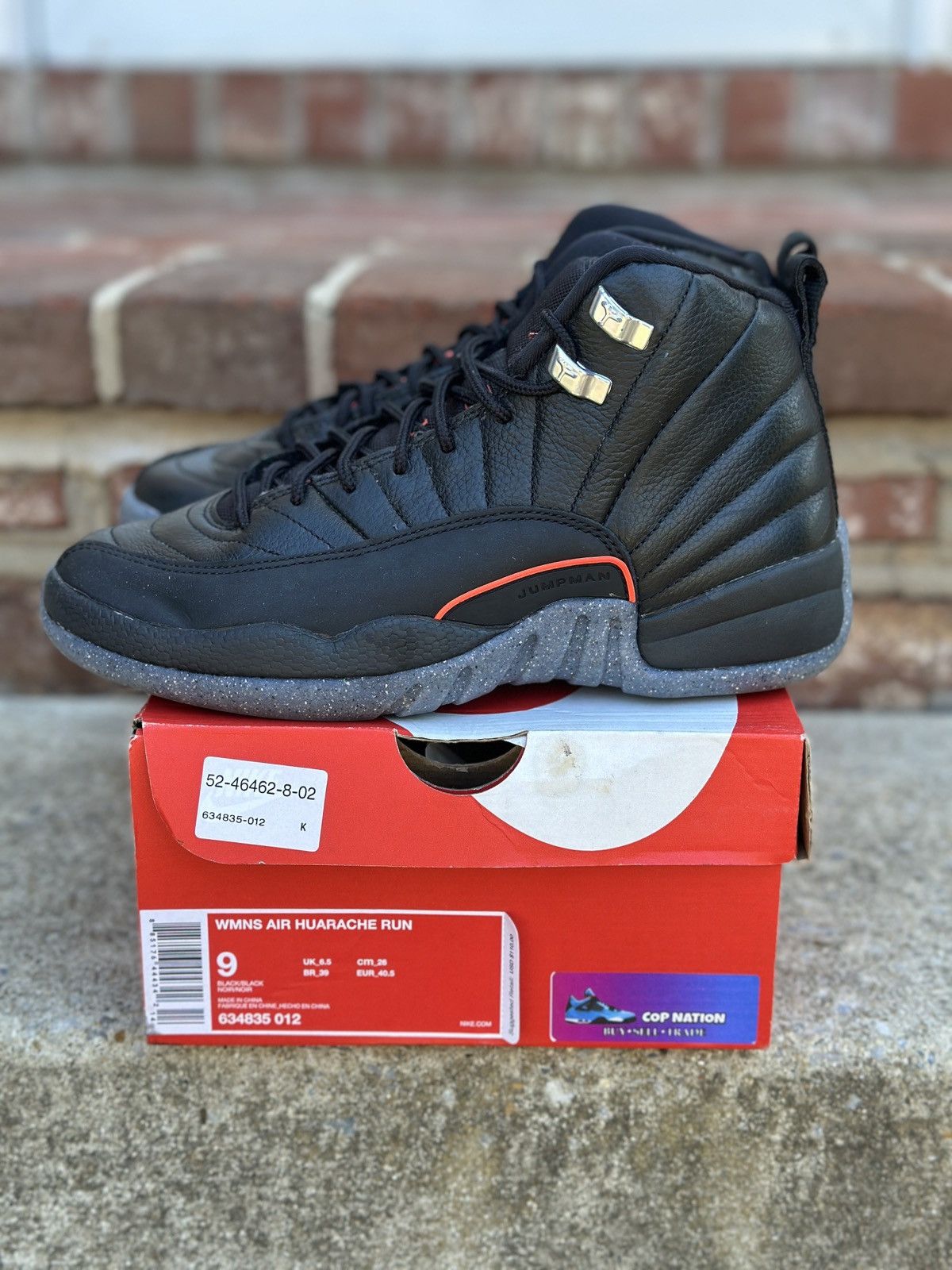 Jordan Brand Nike Air Jordan 12 Utility GS Grind 6Y Size US 6 / EU 39 - 2 Thumbnail