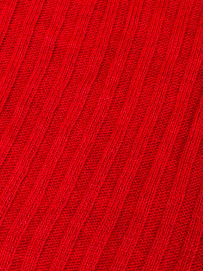 Dirk Bikkembergs 2000s Bikkembergs Red Wool Scarf Size ONE SIZE - 6 Thumbnail