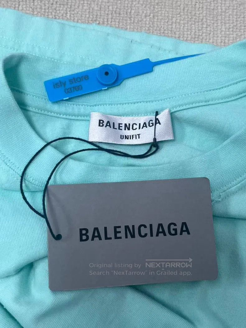 Balenciaga Balenciaga Distressed Solid Plain Crew Neck Short Sleeve T Size US M / EU 48-50 / 2 - 4 Thumbnail