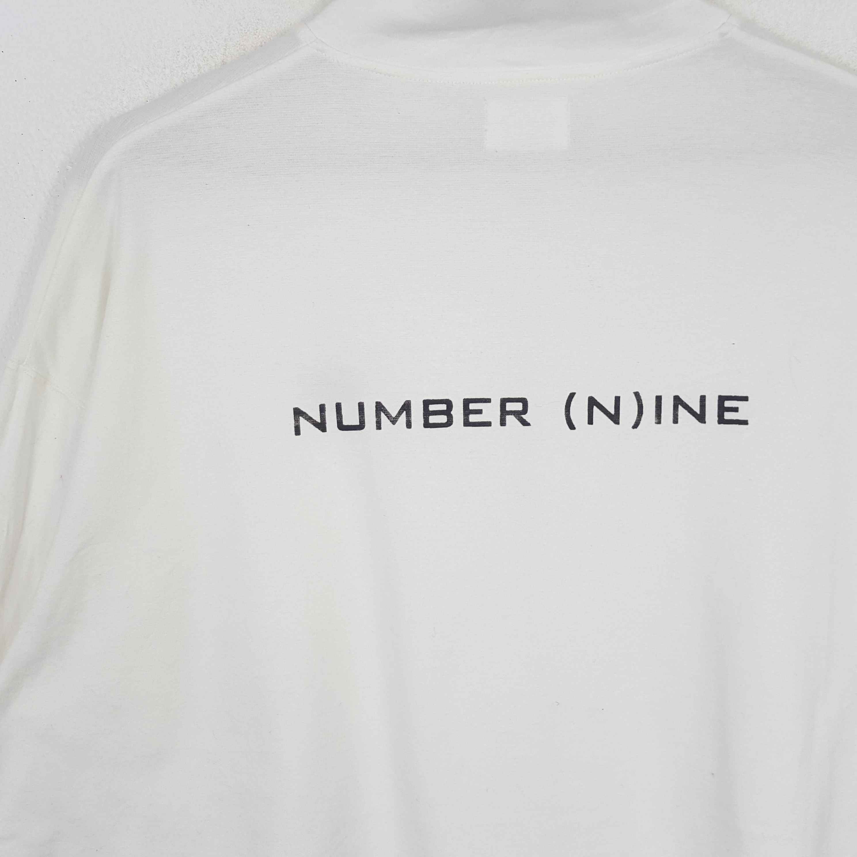 Japanese Brand × Number (N)ine × Vintage Number Nine Japanese Brand Custom Art Half Zipper Tshirt Size US XL / EU 56 / 4 - 2 Thumbnail