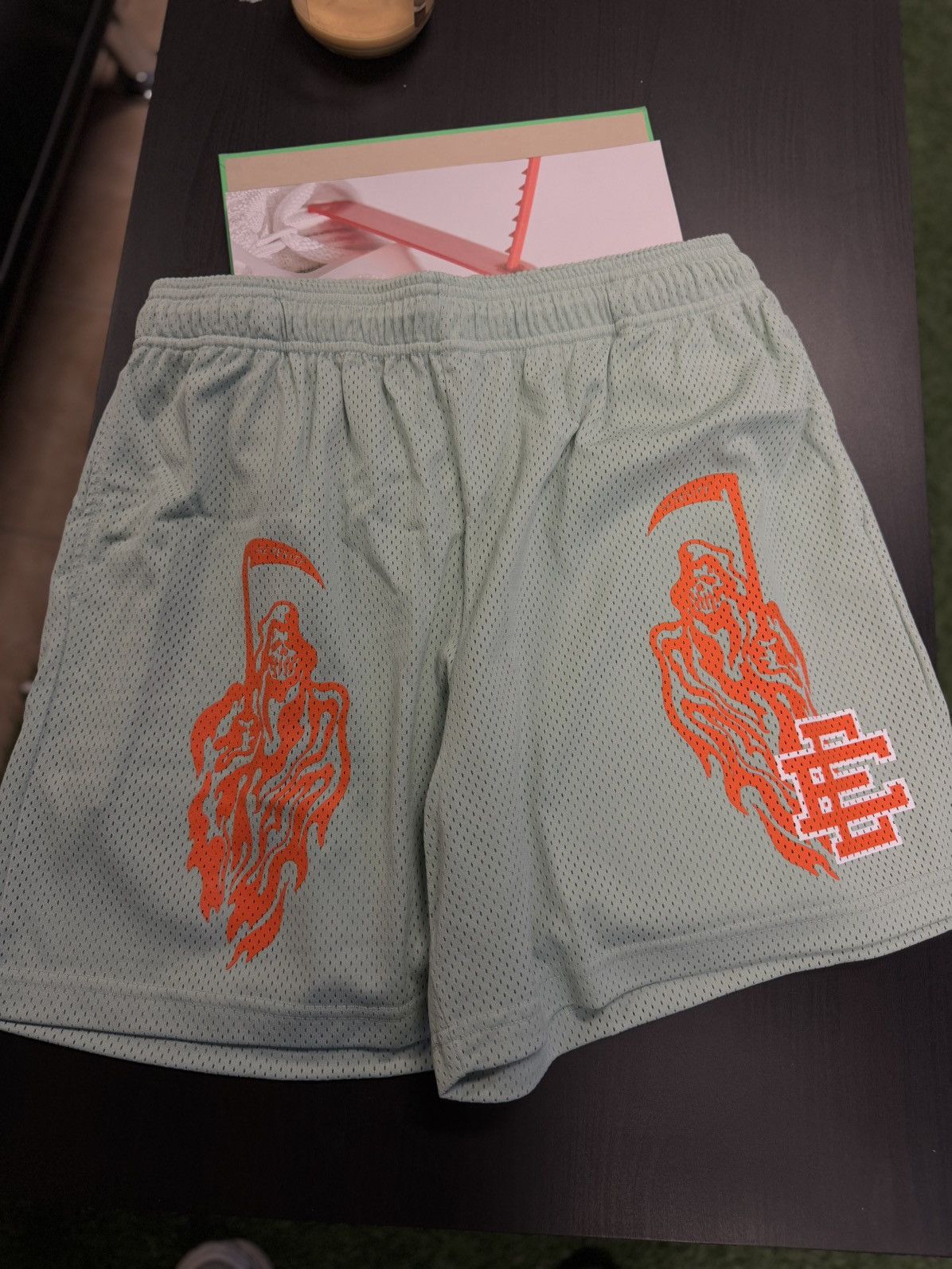 Eric Emanuel × Warren Lotas Eric Emanuel Warren Lotas Mesh Shorts Size XXL Size US 33 - 4 Thumbnail