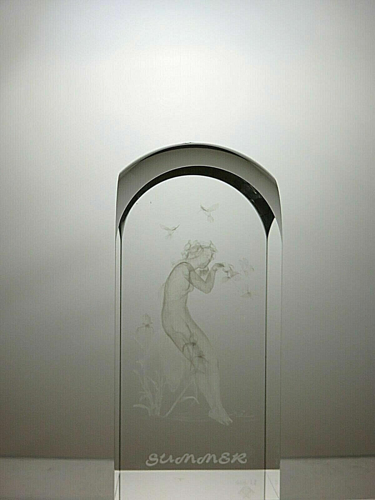 The Unbranded Brand Crystal Impressions Paperweight Summer 3D Laser Tower- Boxed Size ONE SIZE - 3 Thumbnail