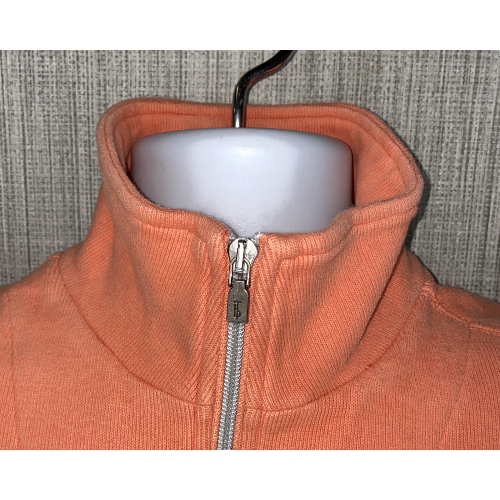Tommy Bahama Tommy Bahama Orange 1/2 Zip Pullover Sweater - Men - Size S - Cotton Knit - Solid - Vintage? No Size US S / EU 44-46 / 1 - 3 Thumbnail
