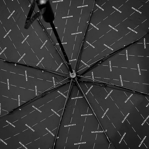 Balenciaga o1s1rm0324 Size: OS Umbrella in Black/White Size ONE SIZE - 2 Thumbnail