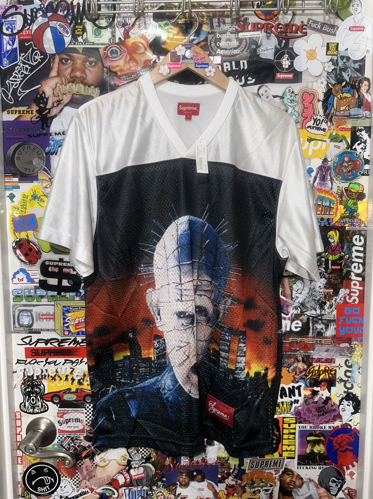 Supreme Hellraiser Football Jersey (SS18) - $128