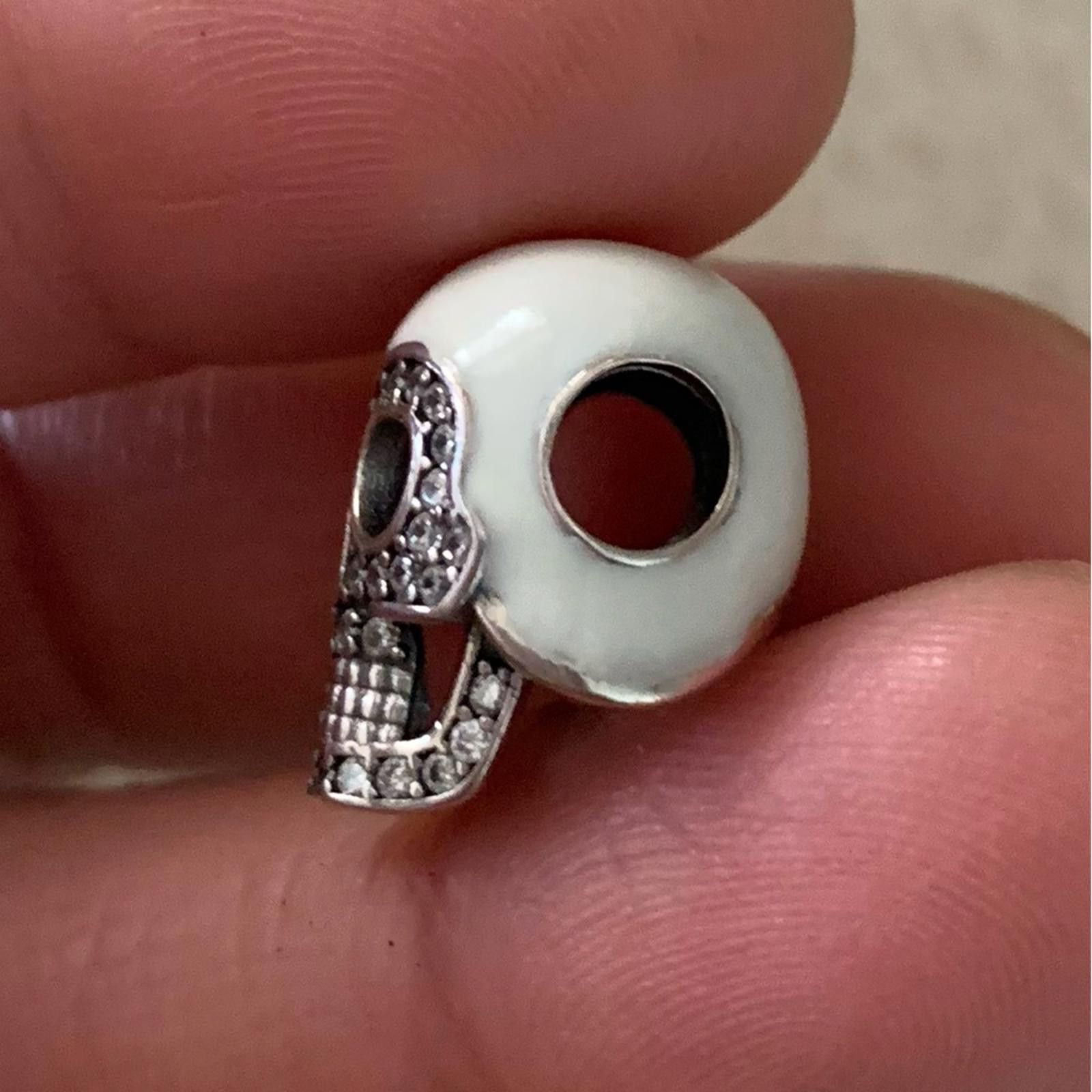 Other NWOT Diamond Skull Charm Sterling Silver 925 Size ONE SIZE - 4 Thumbnail