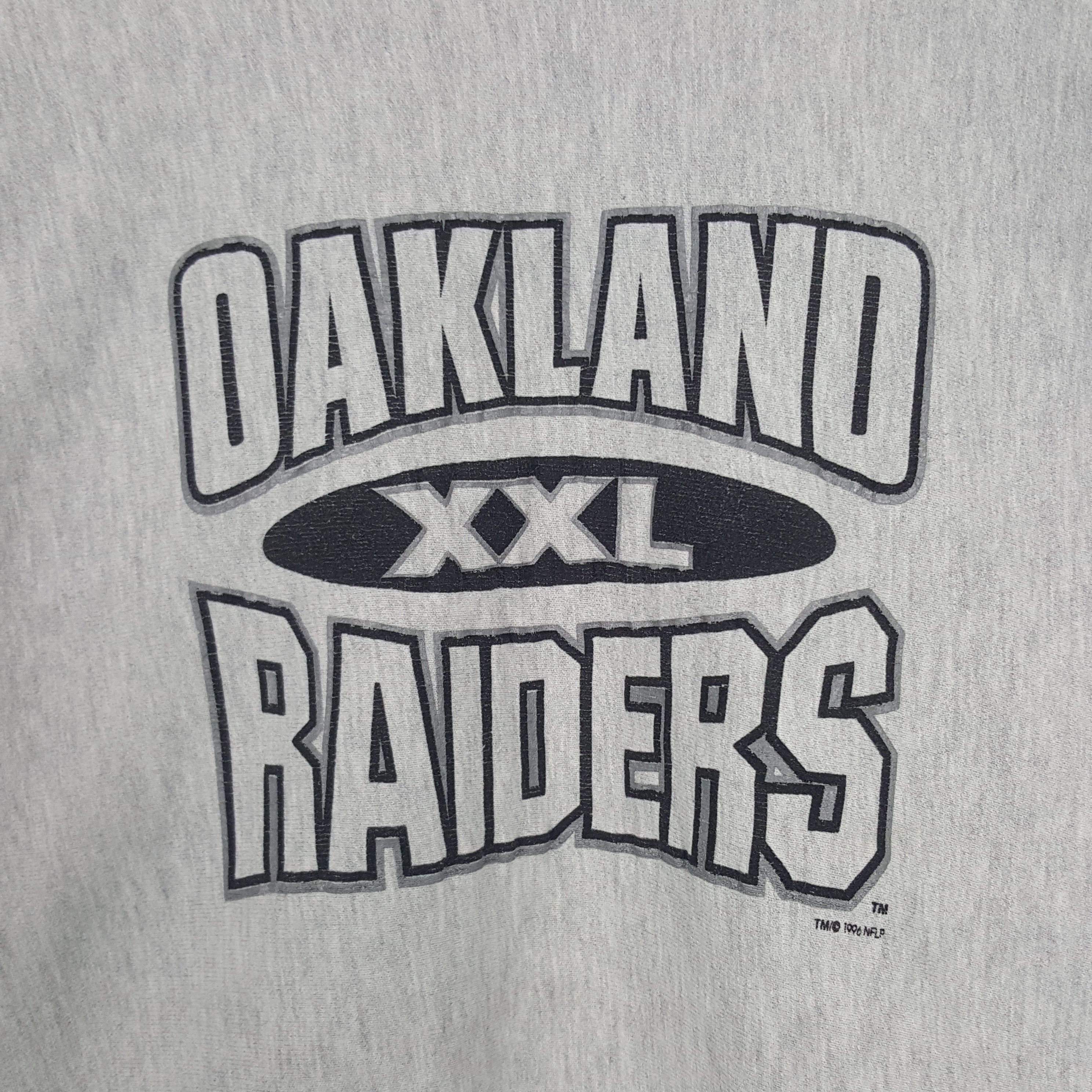 Champion × NFL × Vintage Vintage Oakland XXL Riders Sweatshirt Size US L / EU 52-54 / 3 - 2 Thumbnail