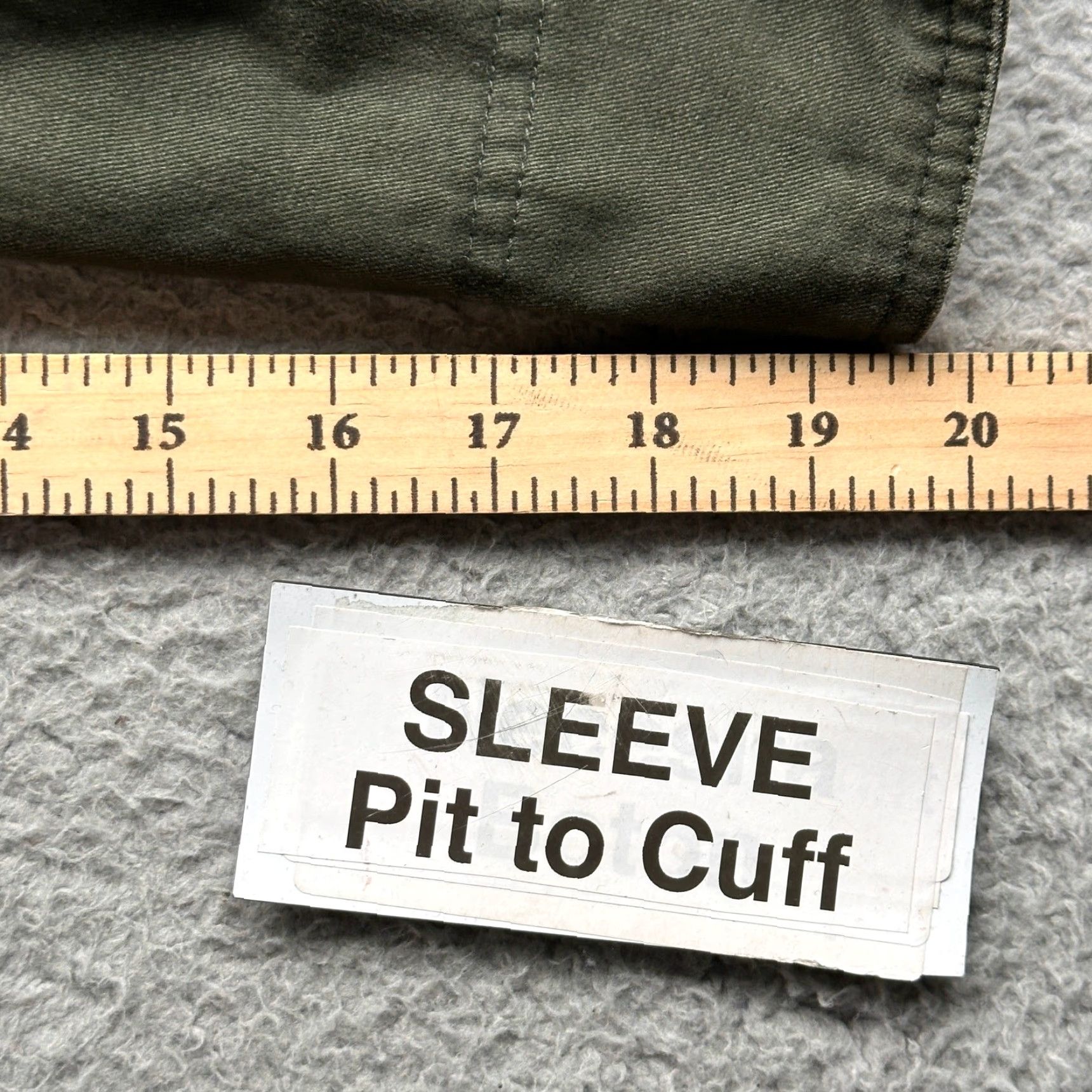Vintage VINTAGE St Johns Bay Coat Mens Large Green Button Chore Field Lined Overcoat Size US L / EU 52-54 / 3 - 6 Thumbnail