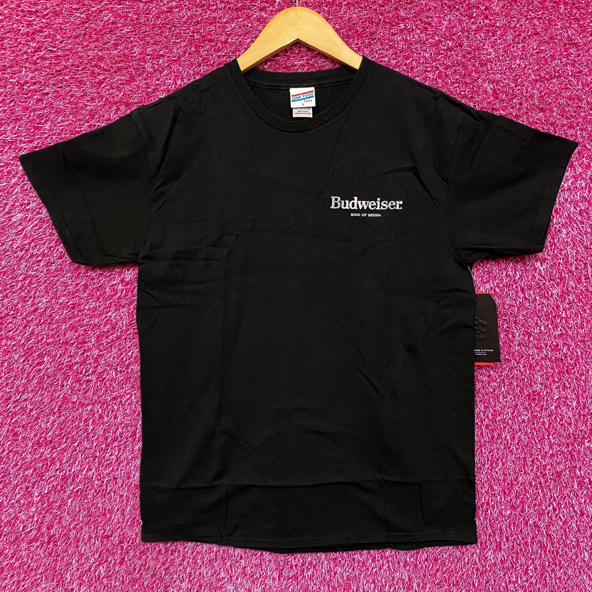 Junk Food Budweiser King Of Beers Logo Beer Bottles T-Shirt Small Size US S / EU 44-46 / 1 - 2 Thumbnail