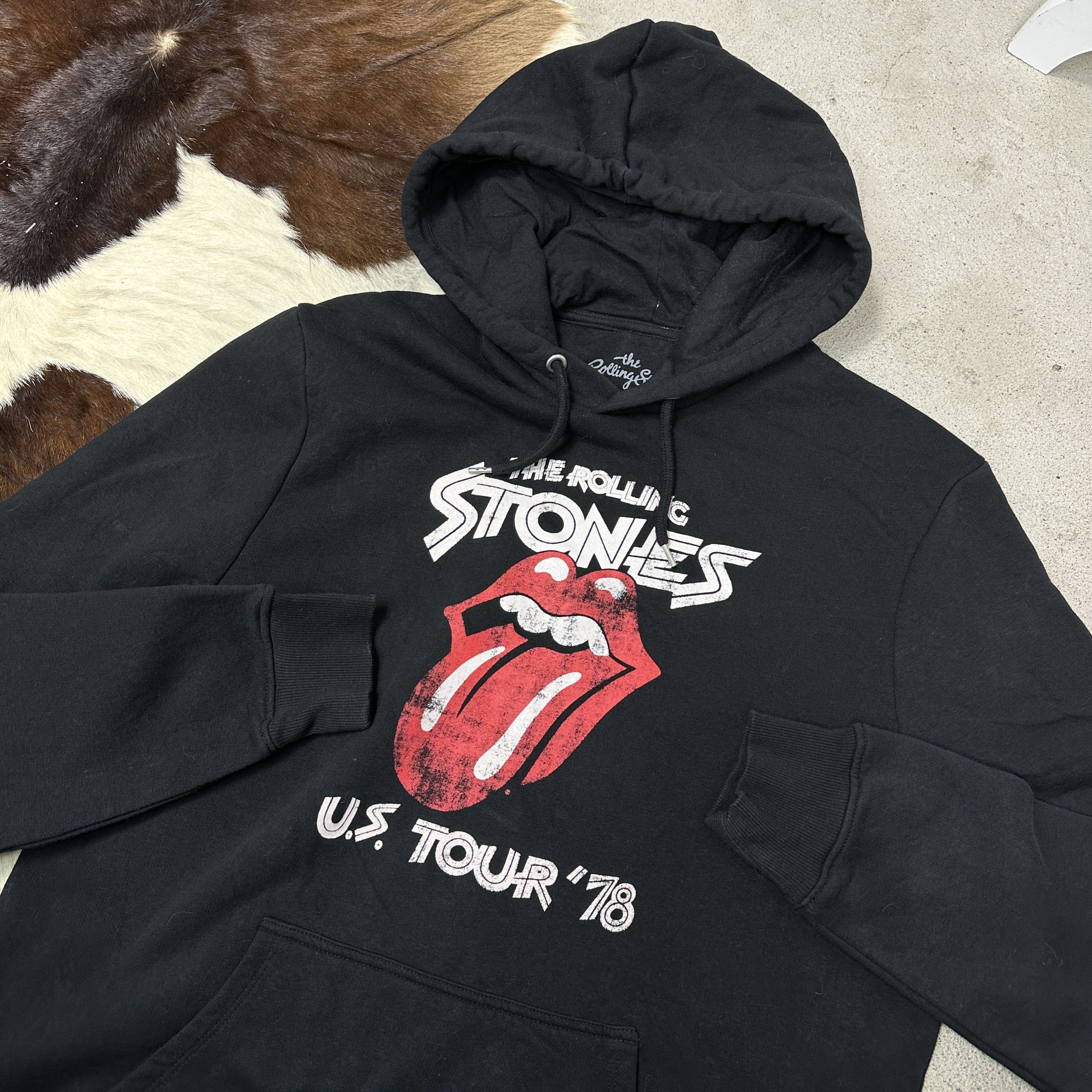 Vintage Streetwear Oversize The Rolling Stones Hoodie Y2K