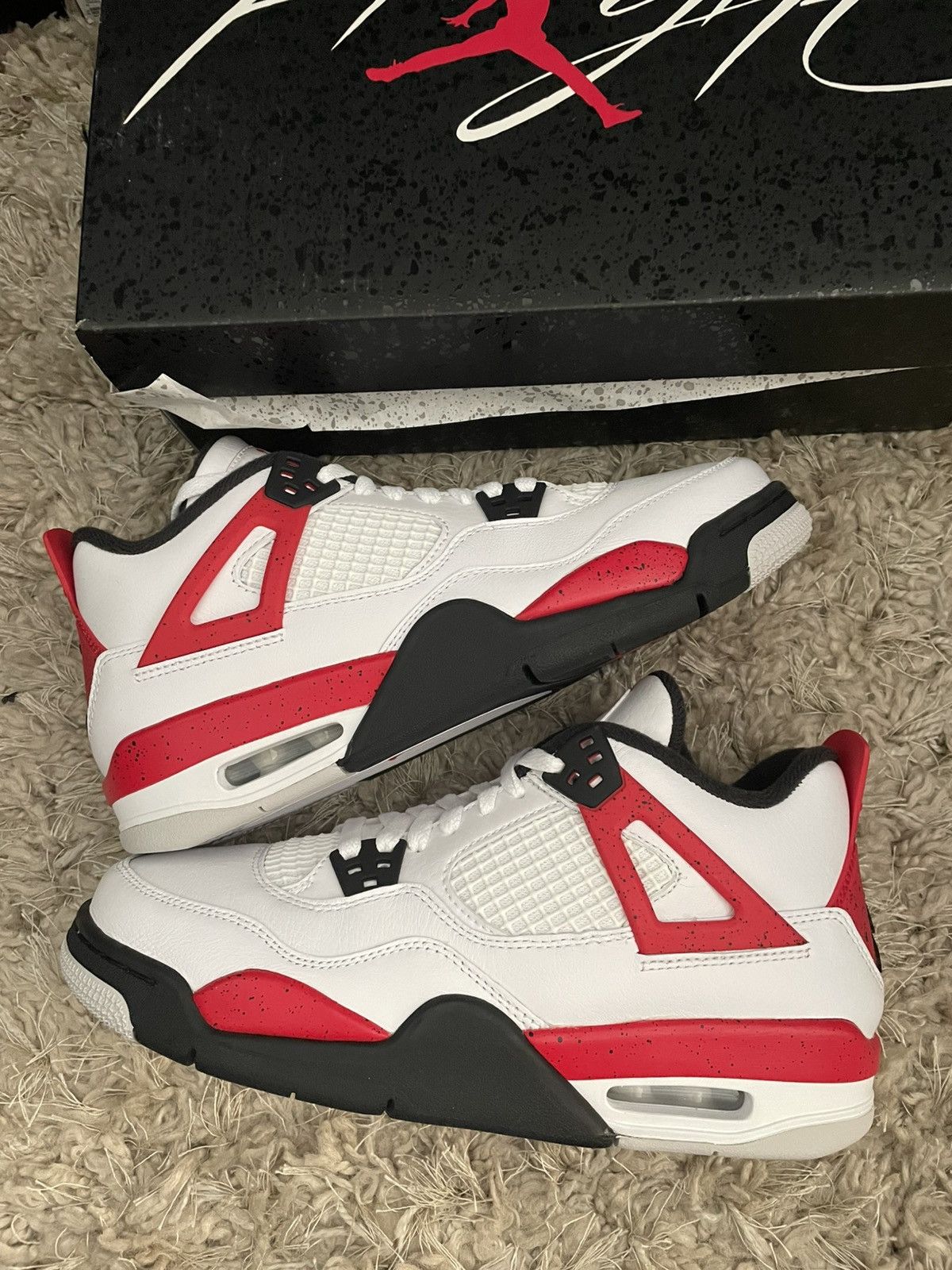 Jordan Brand Jordan 4 Red Cement Size US 7 / EU 40 - 2 Thumbnail