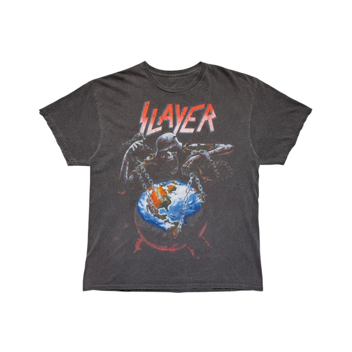 Vintage Slayer 1994 intourvention tee Size US M / EU 48-50 / 2 - 2 Thumbnail
