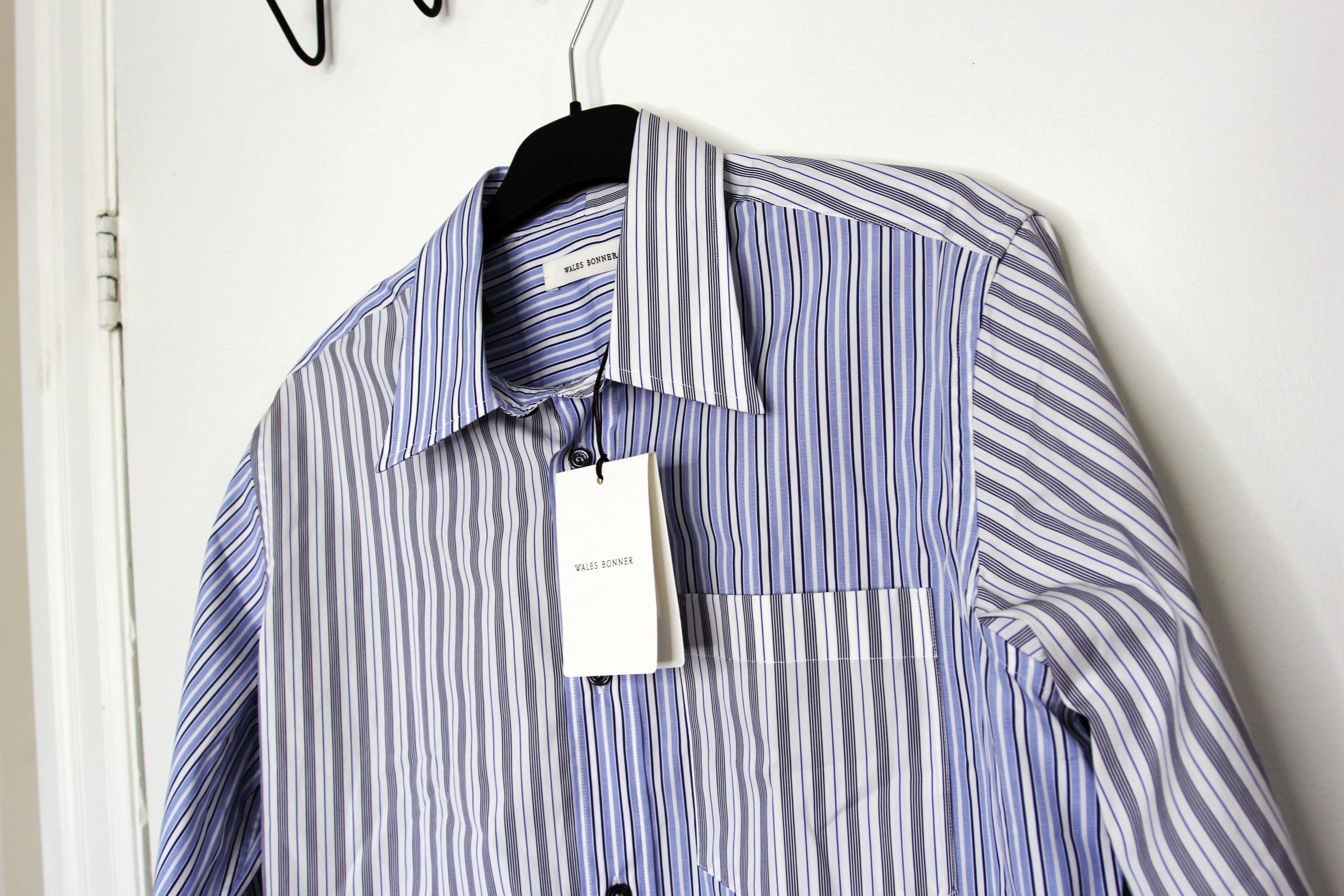 Wales Bonner BNWT AW24 WALES BONNER STRIPED SHIRTING MAJESTY SHIRT 46 Size US S / EU 44-46 / 1 - 4 Thumbnail