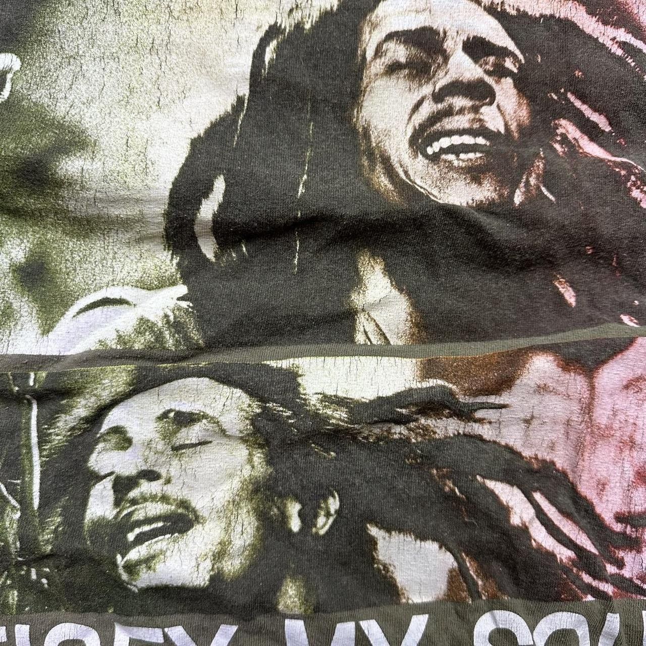 Vintage Y2K Bob Marley Zion t shirt Size US XL / EU 56 / 4 - 3 Thumbnail