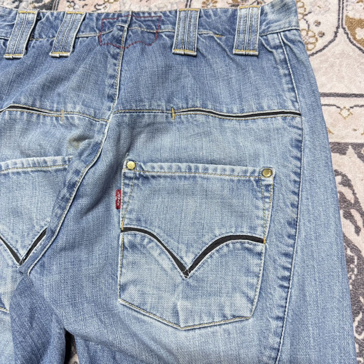 Levi's Vintage Levis Engineered Denim Flare Jeans Ankle Zip Size US 29 - 11 Thumbnail