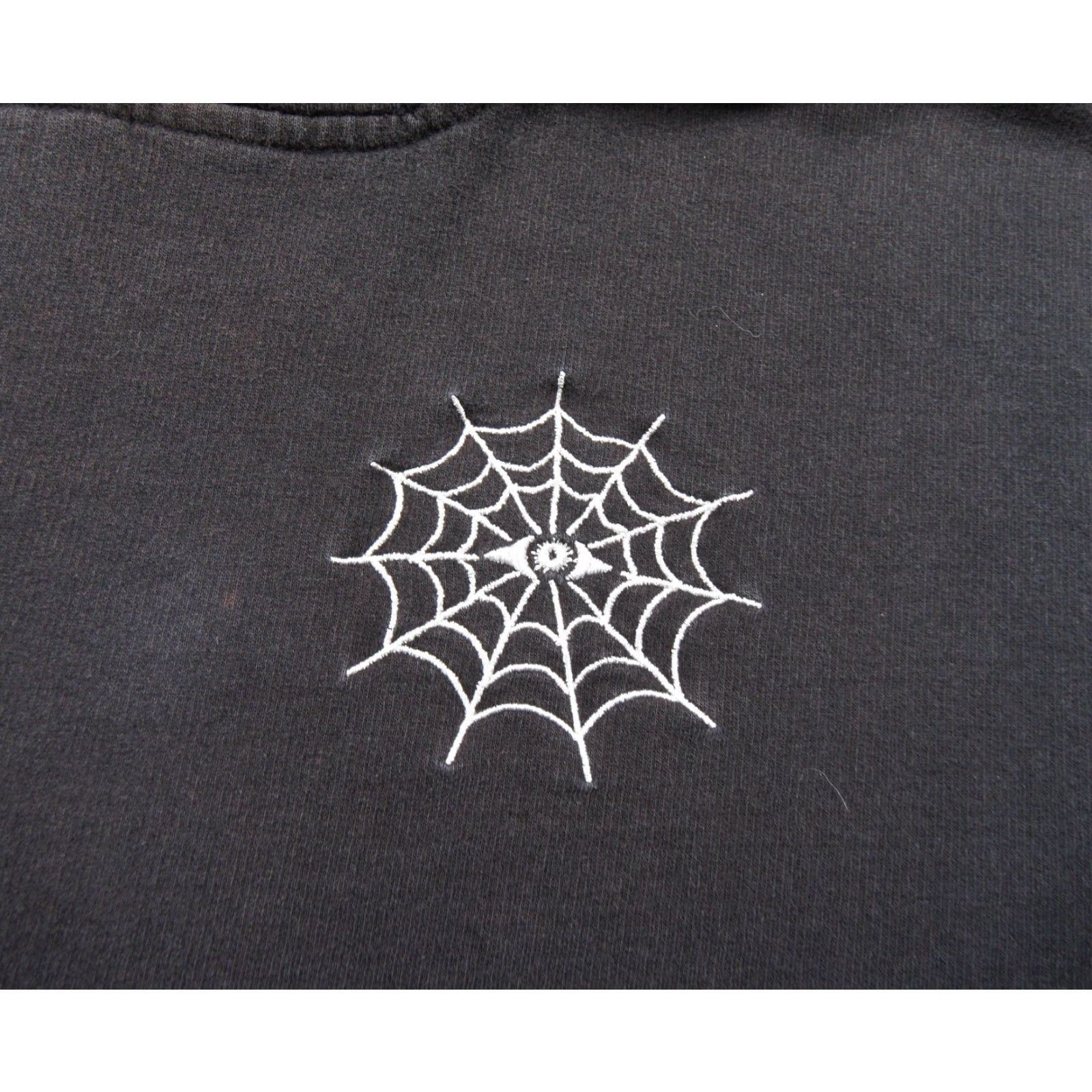 OMOCAT Omocat Hoodie Mens L Black Widowboy Worn Distressed Faded Adult Sweatshirt Regular Fit Hooded Pullover All Seasons Logo Casual Outdoors Men Size US L / EU 52-54 / 3 - 5 Thumbnail