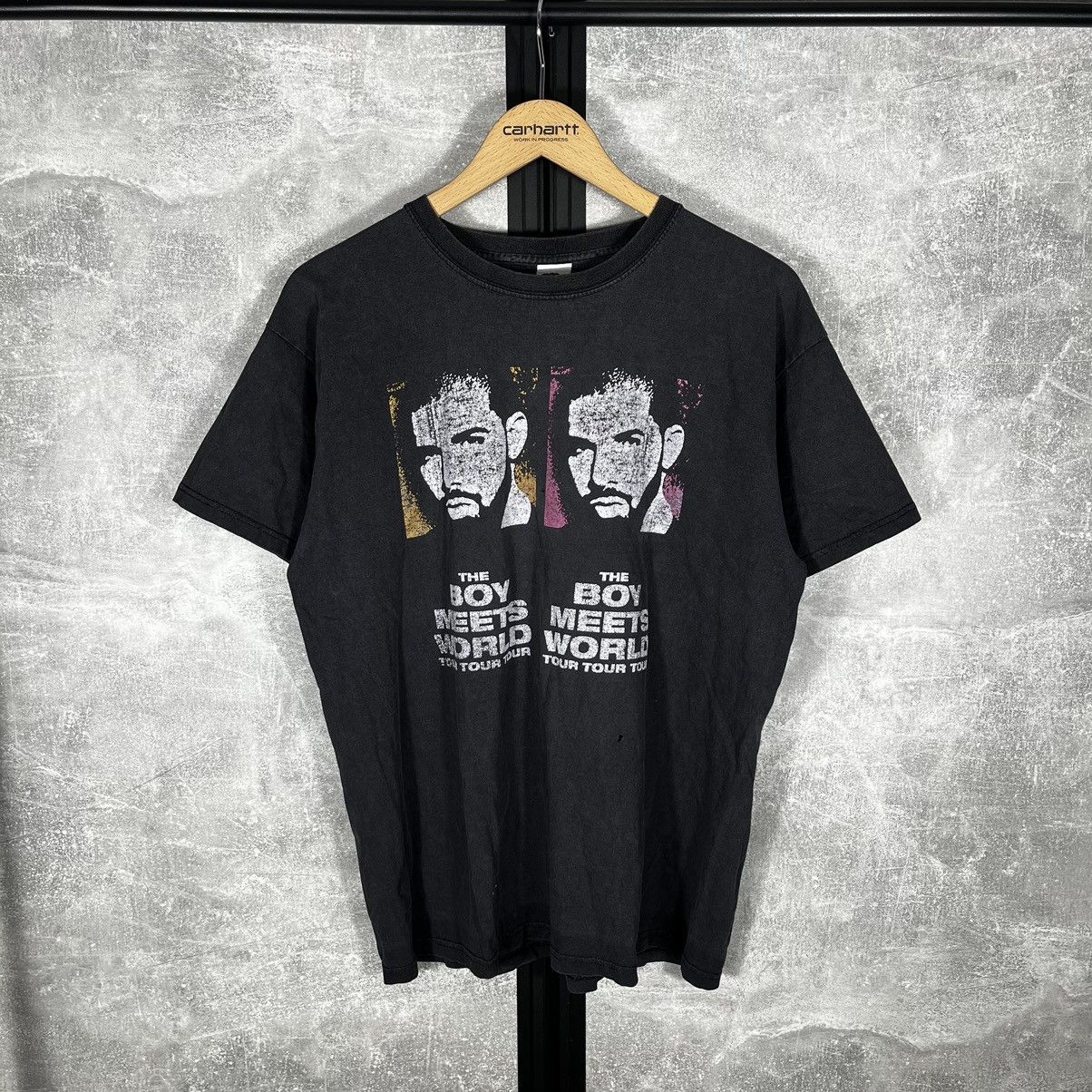 Drake Drake merch the boy meets world tour hip hop washed black Size US L / EU 52-54 / 3 - 1 Thumbnail