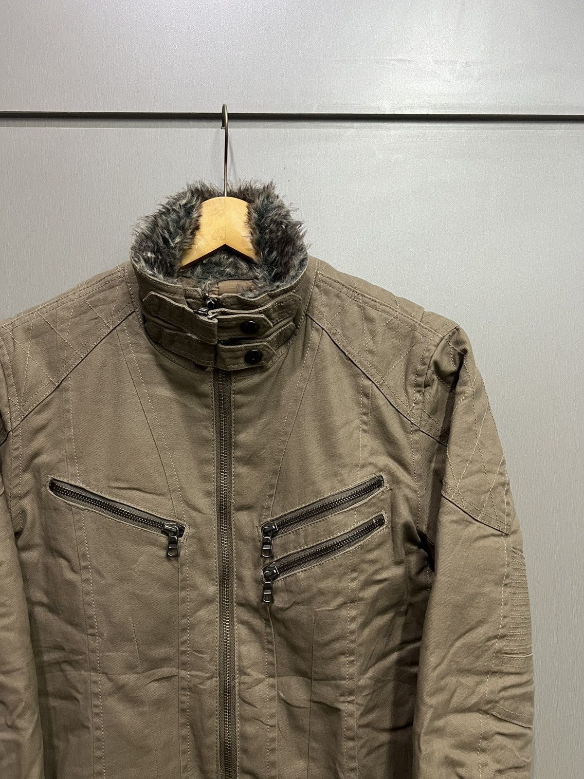If Six Was Nine × Japanese Brand × Le Grande Bleu (L.G.B.) Crazy Schlussel Fur Biker Jacket Size US M / EU 48-50 / 2 - 2 Thumbnail