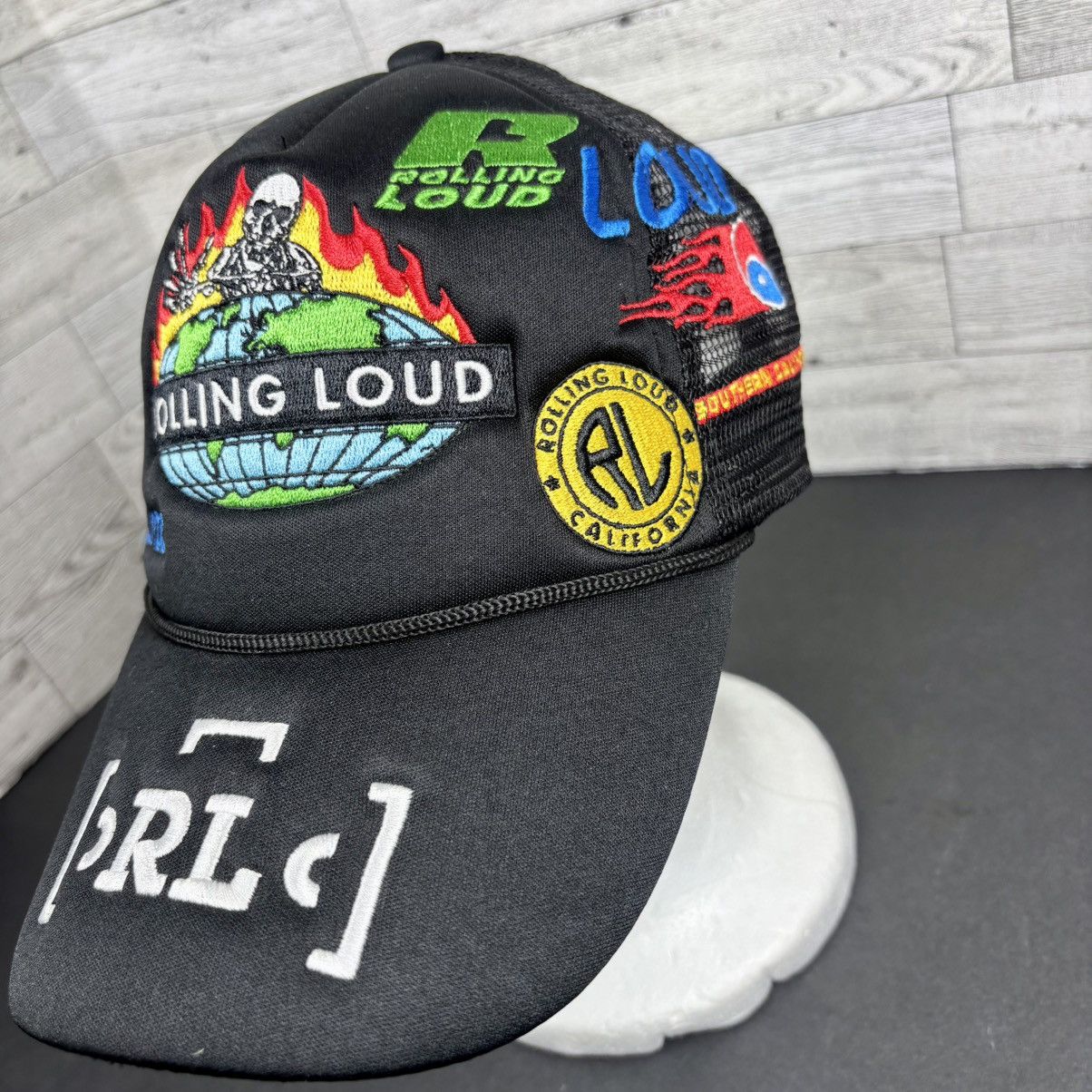Rolling Loud Rolling Loud 2023 23 Railway Trucker adjustable SnapBack Size ONE SIZE - 7 Thumbnail