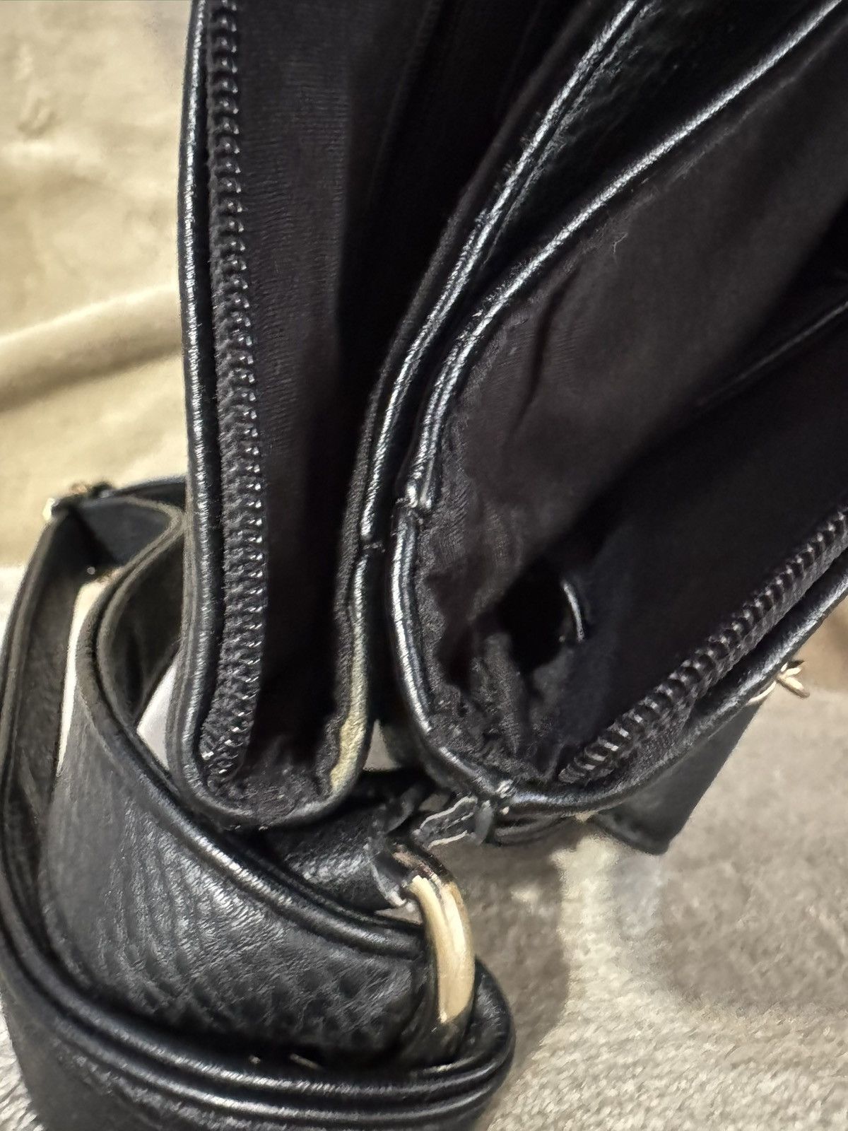 Michael Kors Michael Kors Women’s black leather shoulder cross body bag Size ONE SIZE - 10 Thumbnail