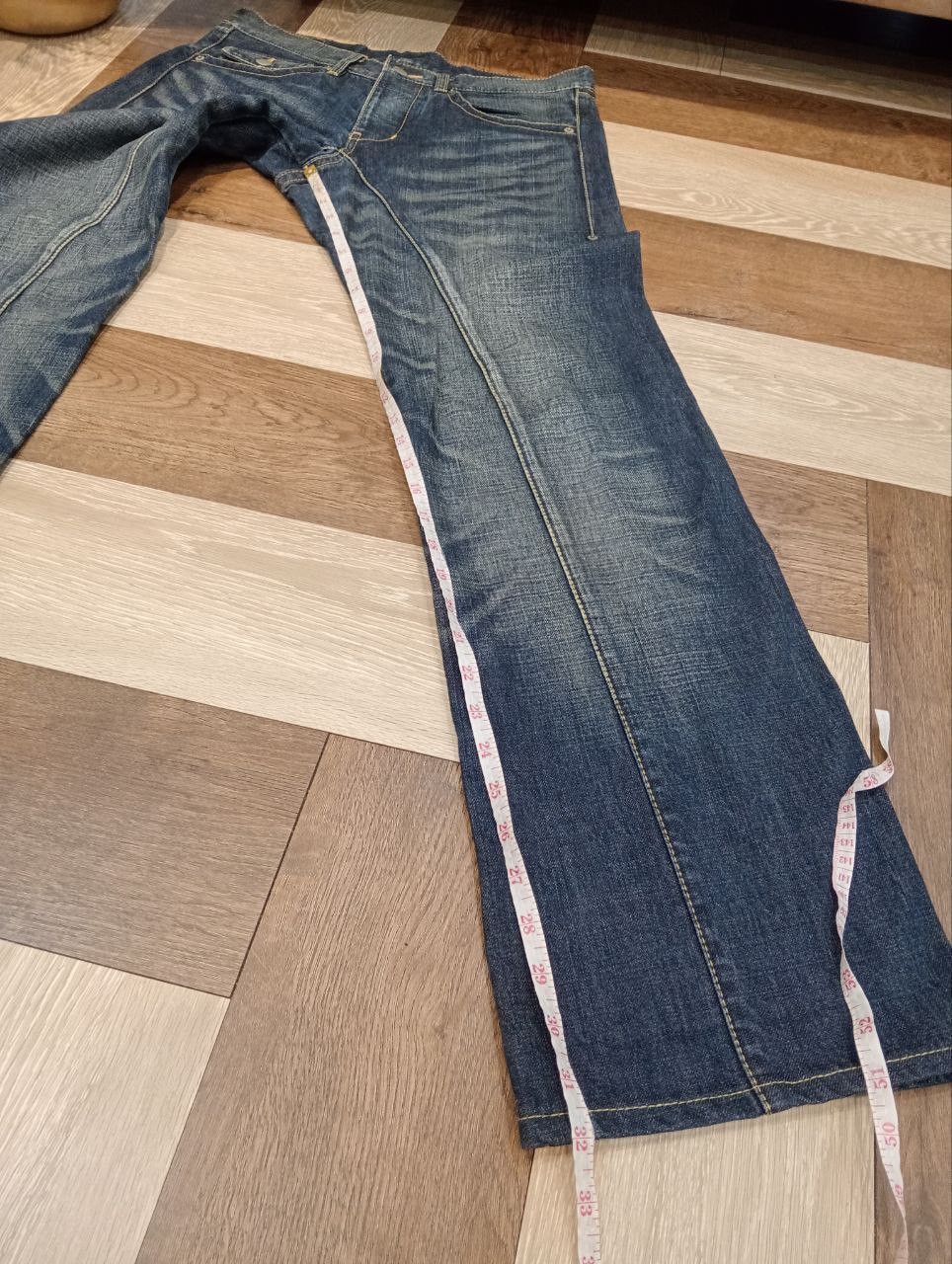 Takeo Kikuchi TAKEO KIKUCHI JAPAN WIDE LEG BLUE DENIM JEANS - SIZE 2 Size US 32 / EU 48 - 15 Thumbnail