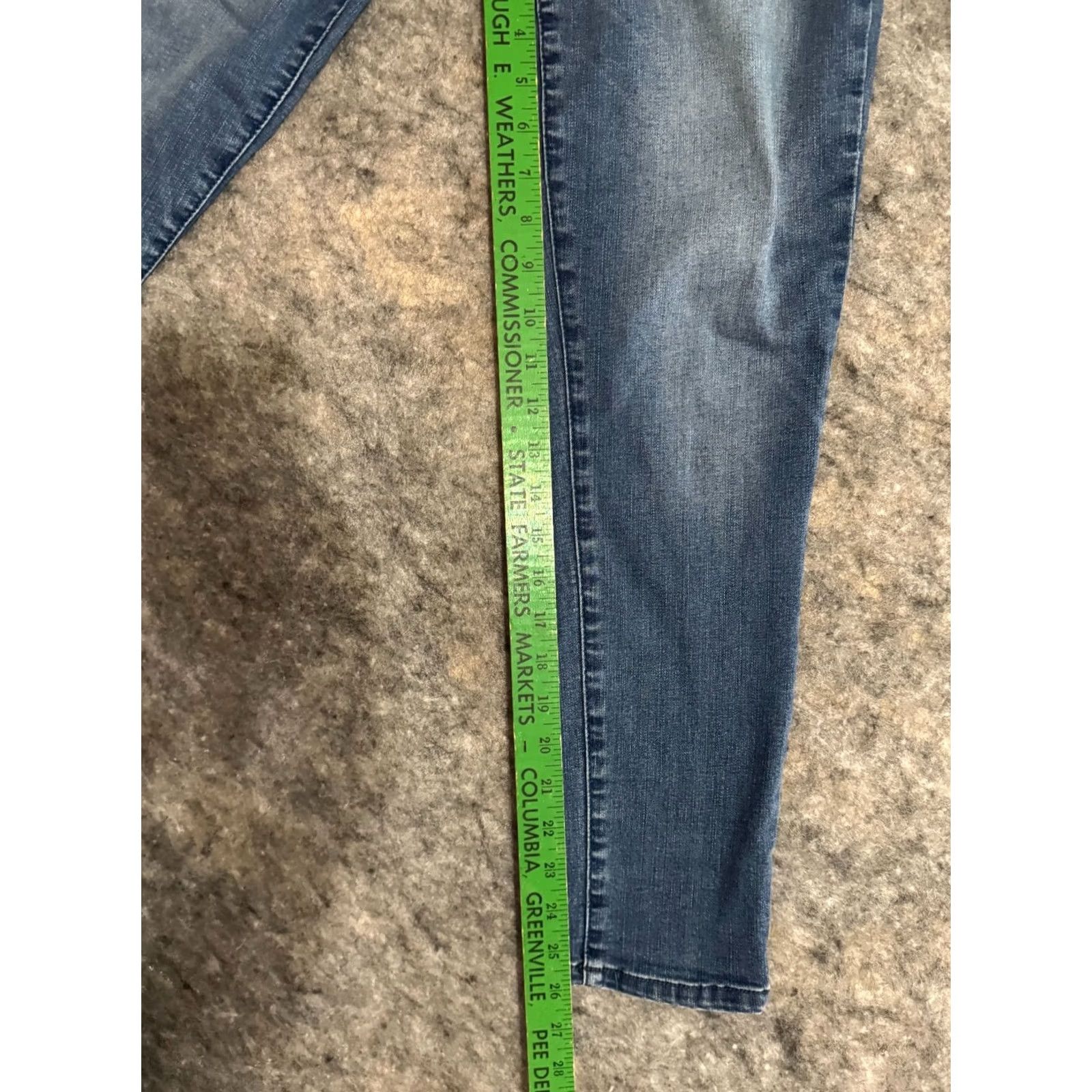 Vintage VINTAGE Democracy Ab Technology Jeans Womens Size 6 Blue Dark Wash Ankle Skinny EUC Size 28" / US 6 / IT 42 - 4 Thumbnail