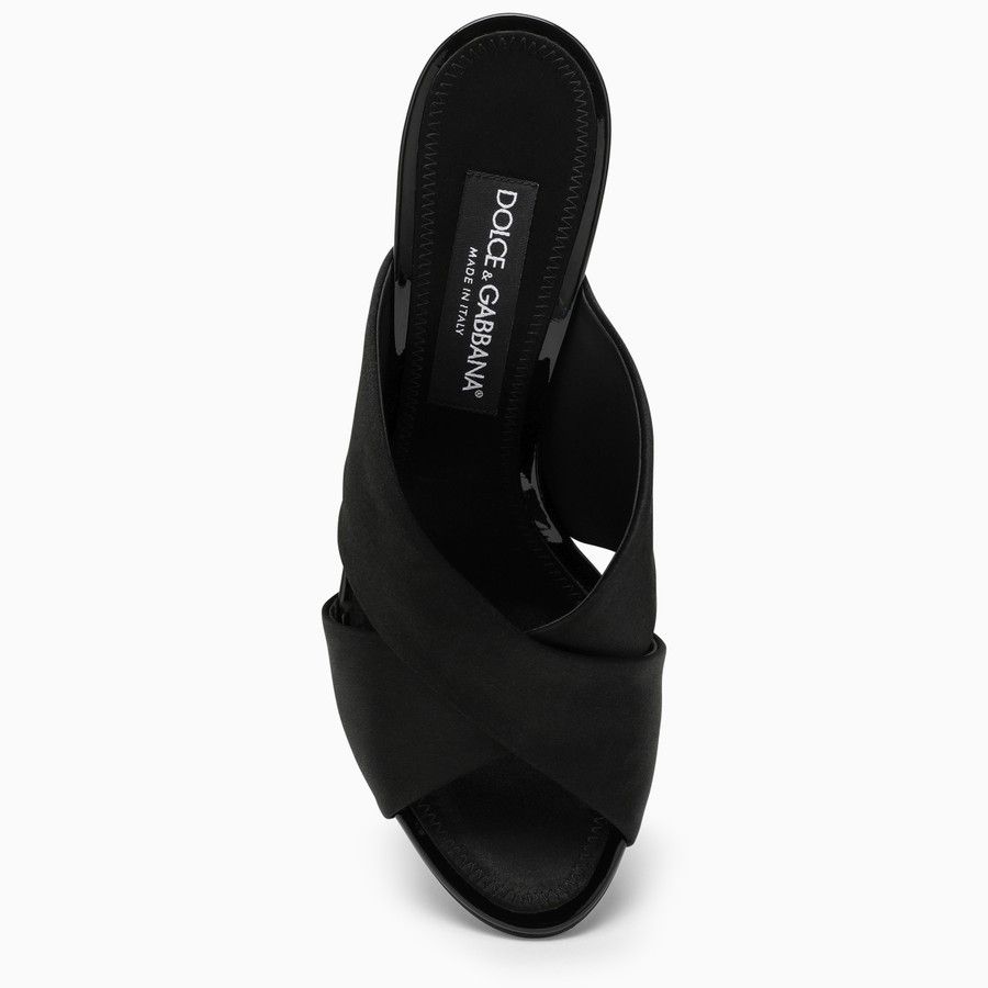 Dolce & Gabbana o1d2blof0824 Mules in Black Size US 7.5 / IT 37.5 - 3 Thumbnail