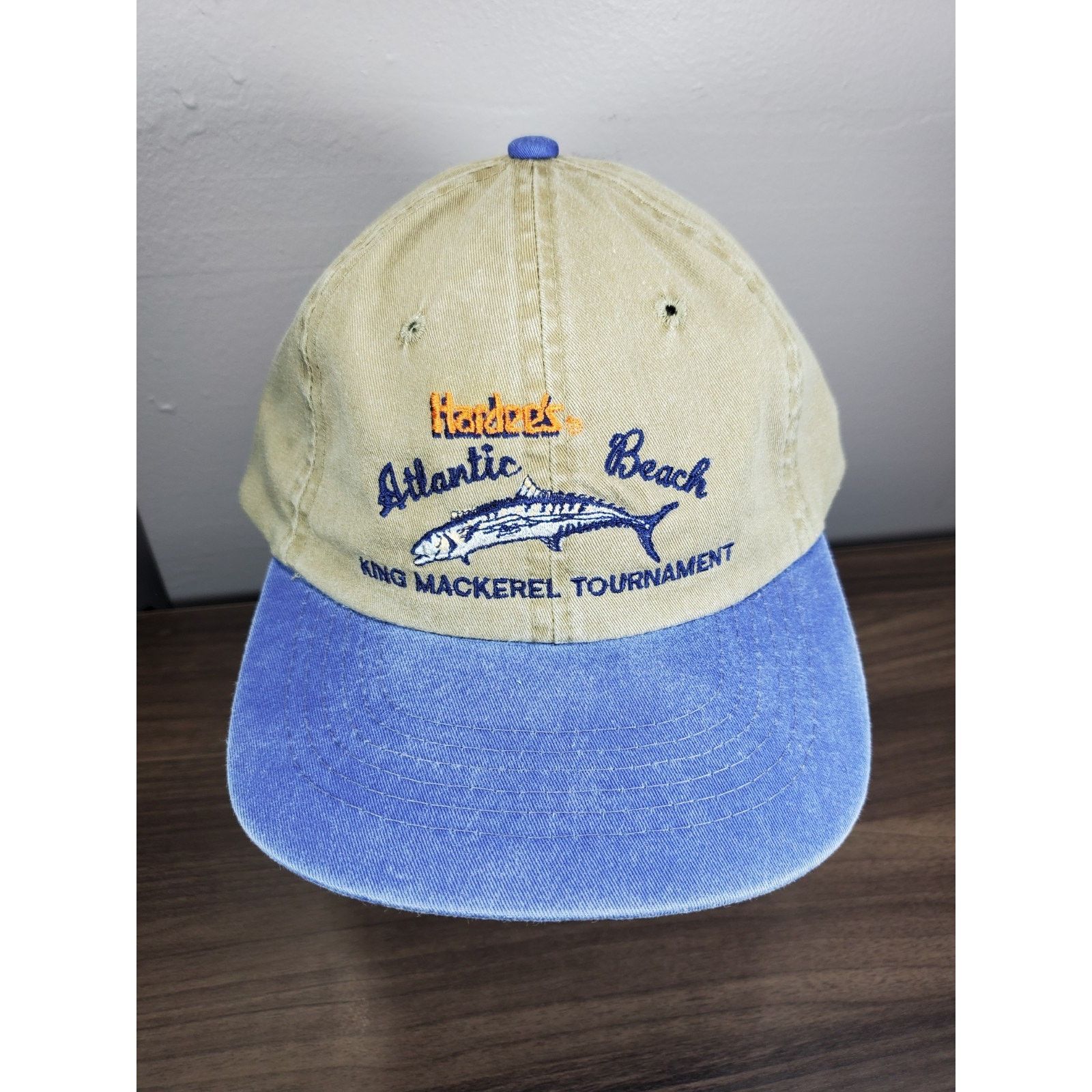 Vintage Hardee’s Atlantic Beach Mackerel Tournament Snapback Hat Cap Size ONE SIZE - 2 Thumbnail