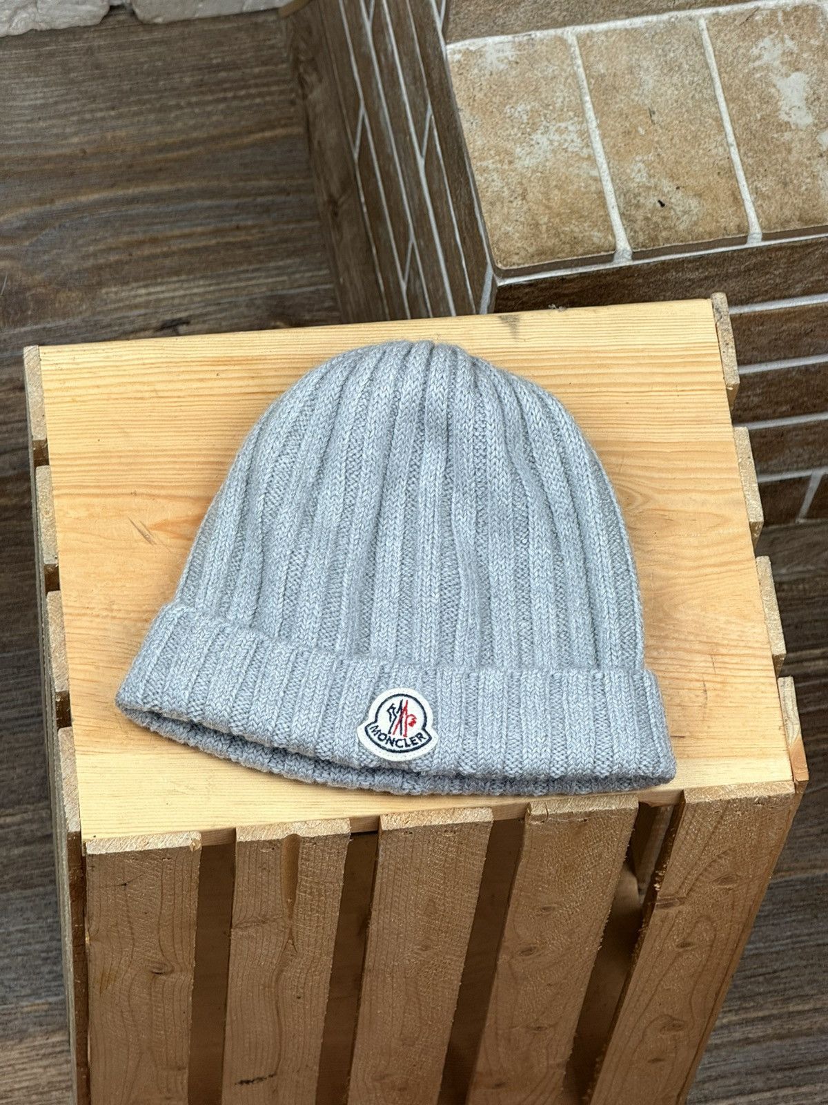 Moncler Moncler Wool Beanie Hat Size ONE SIZE - 2 Thumbnail