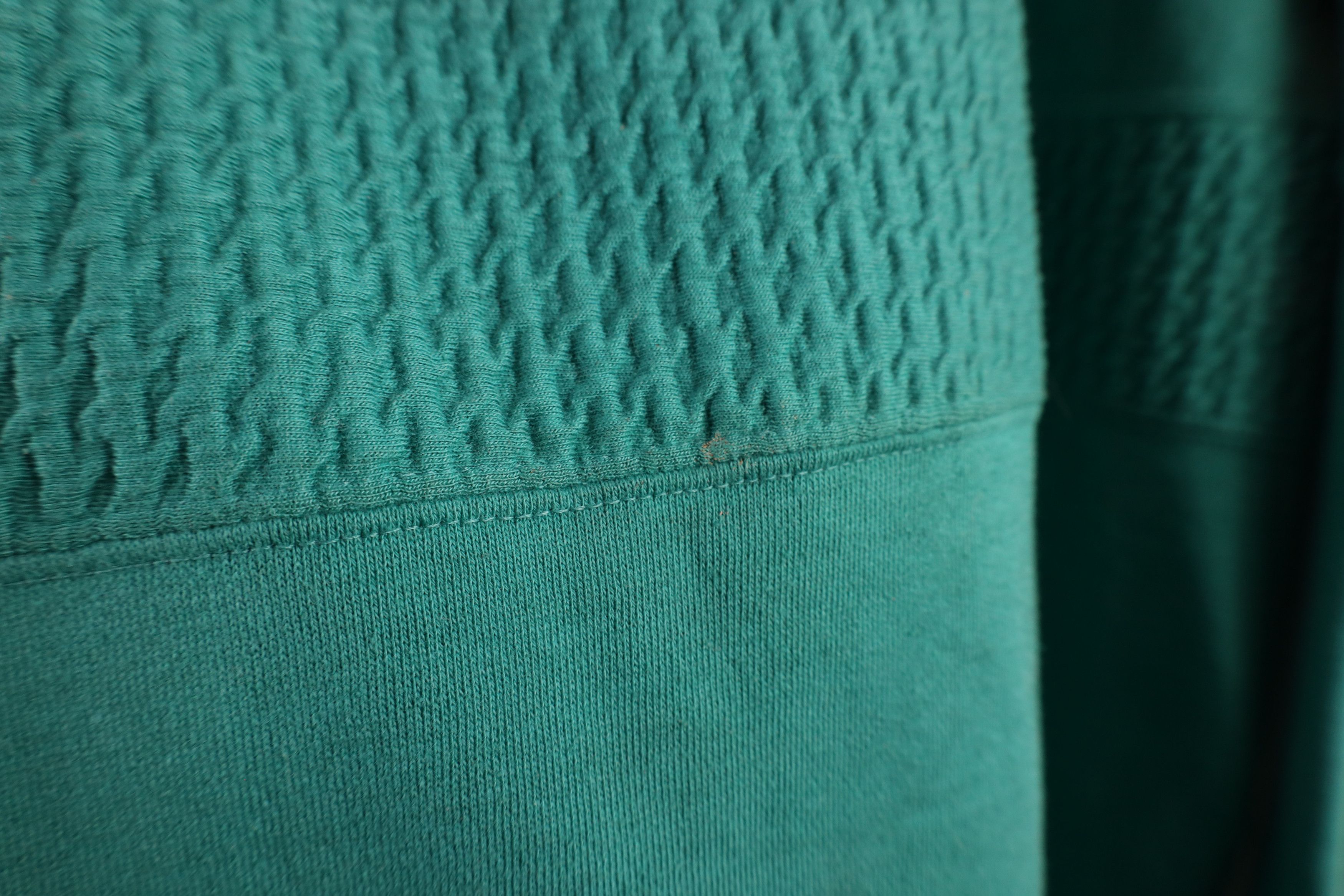 Vintage Vintage 90s Streetwear Blank Crewneck Sweatshirt Teal Size US XL / EU 56 / 4 - 5 Thumbnail