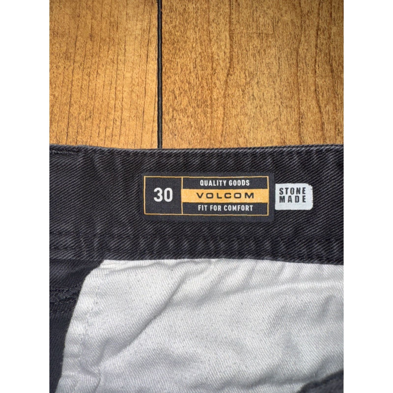Volcom VINTAGE Volcom Jeans Men’s 30x30 Slim Straight Skater Chino Style Black Size US 30 / EU 46 - 5 Thumbnail