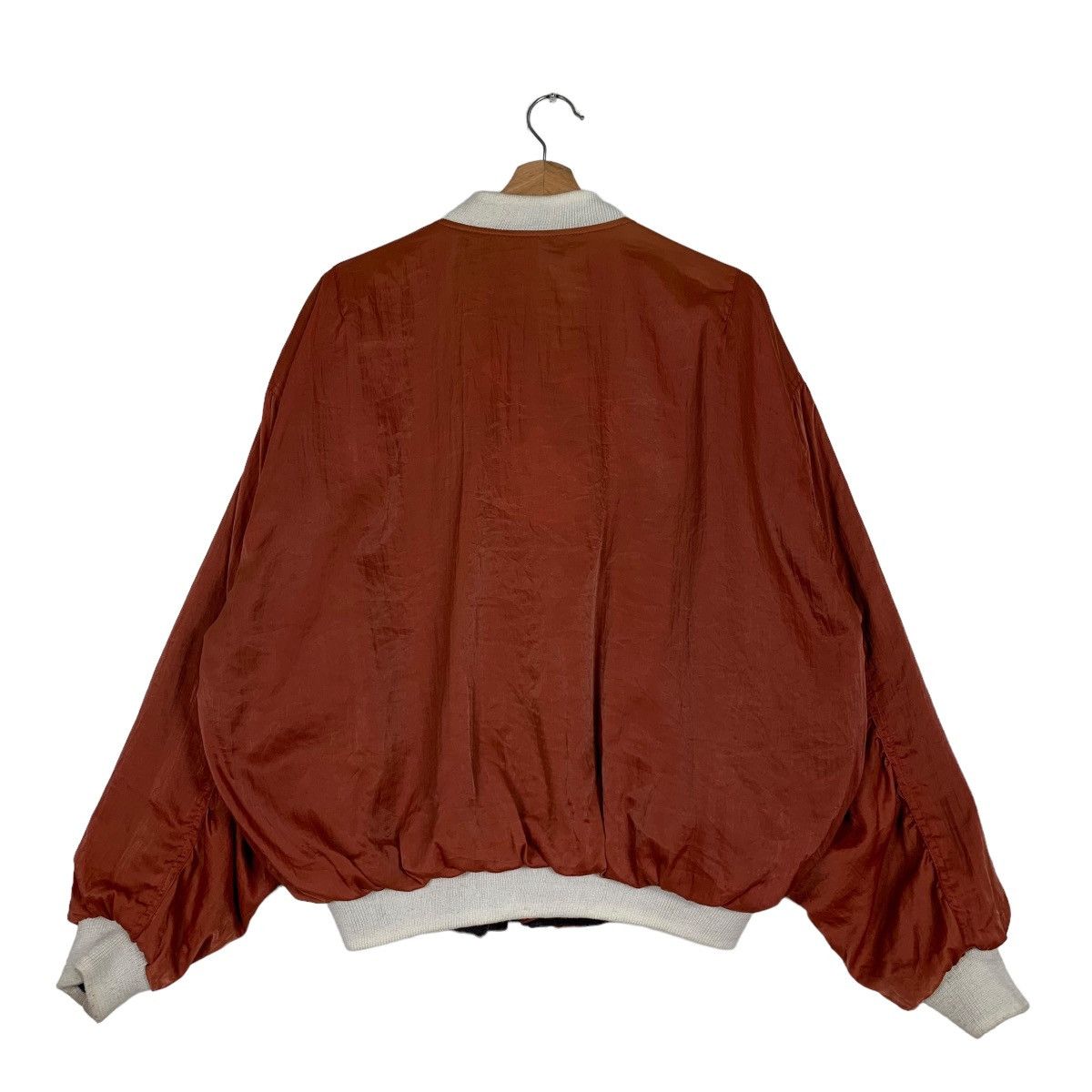 Japanese Brand CROSS BREED Big Logo Reversible Bomber Jacket #0118-C7 Size US L / EU 52-54 / 3 - 19 Thumbnail