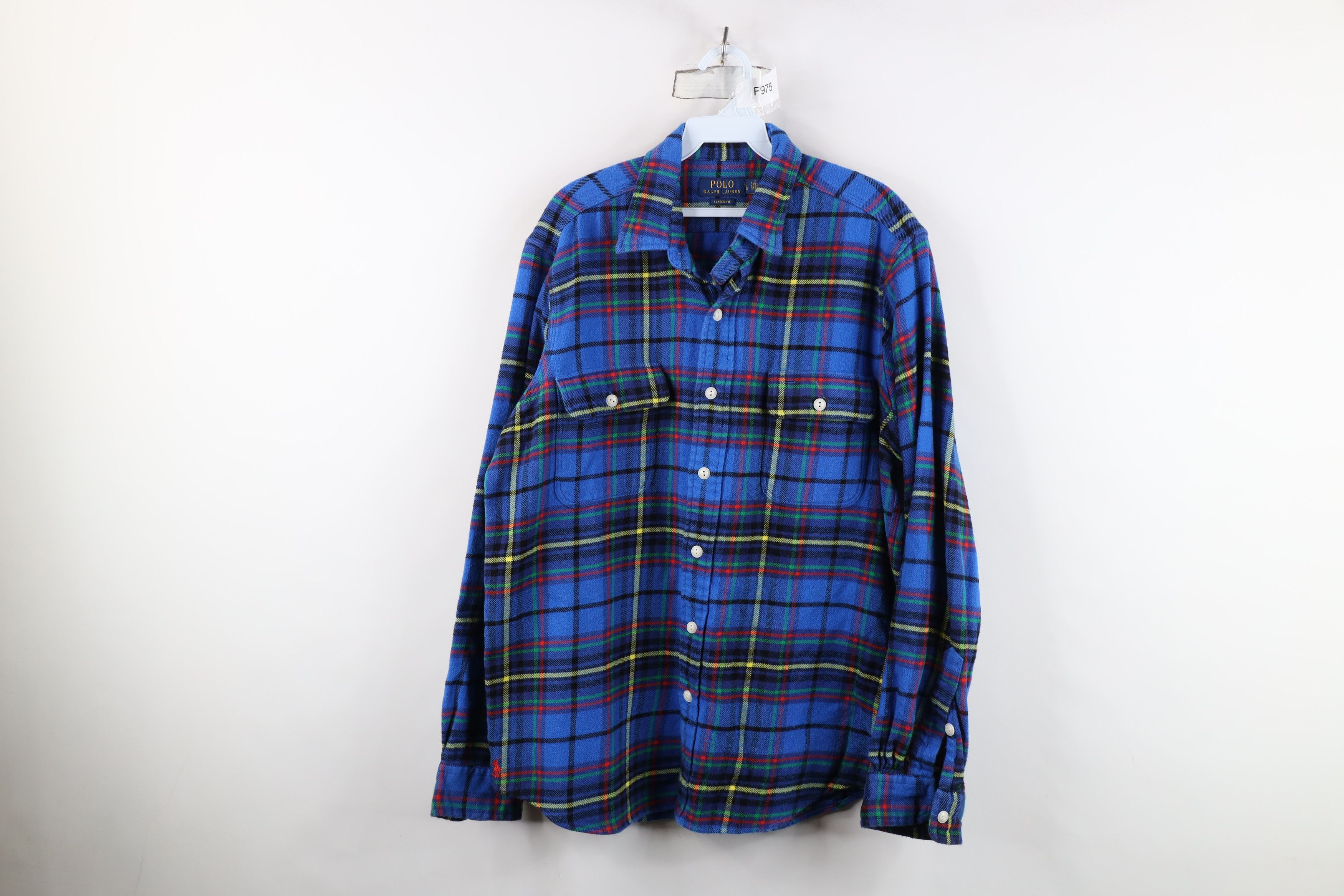 Ralph Lauren Vintage Ralph Lauren Plaid Flannel Collared Button Shirt Size US L / EU 52-54 / 3 - 1 Thumbnail