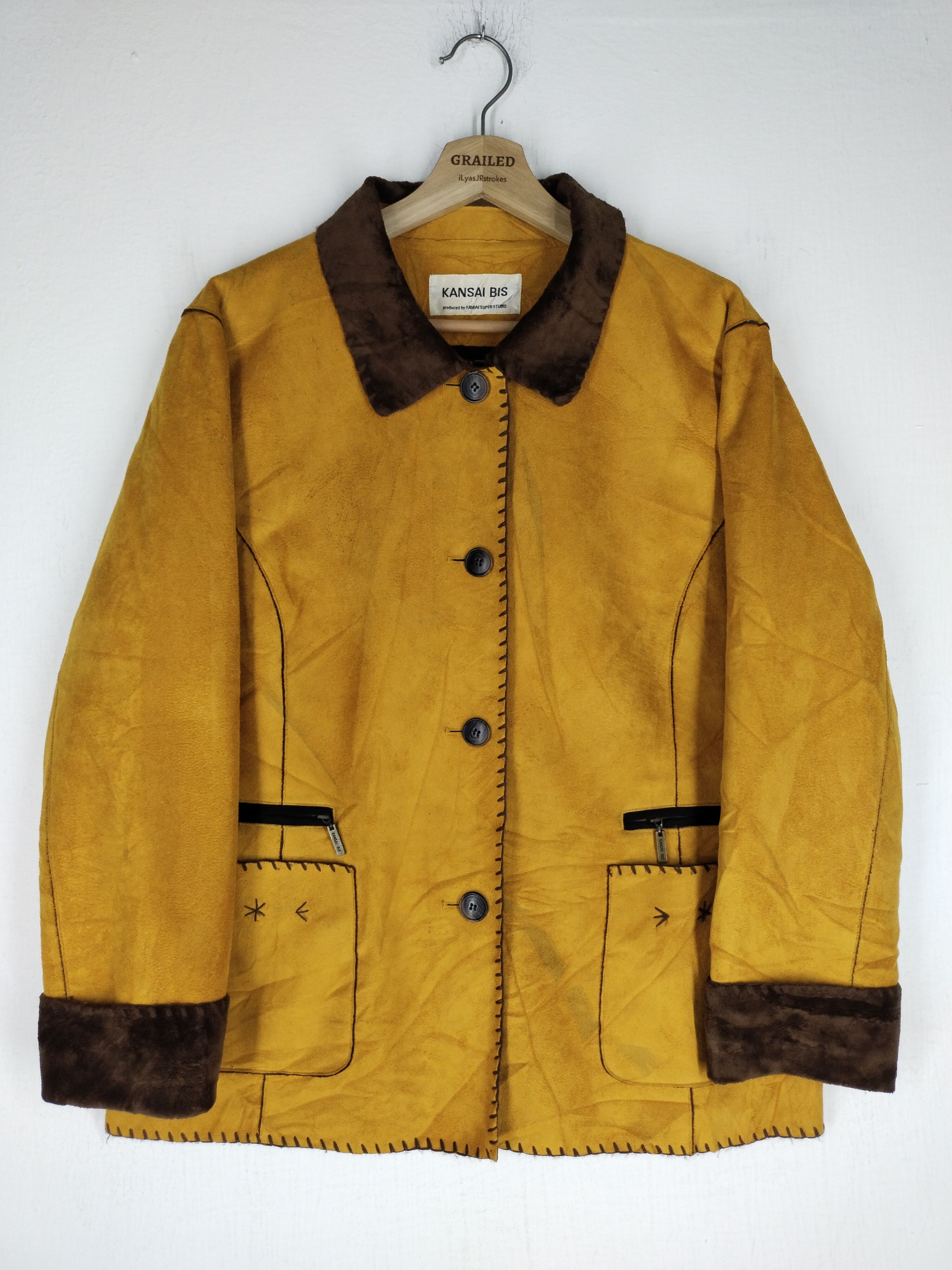 Vintage Kansai BIS by Kansai Yamamoto Bondage Yellow Jacket