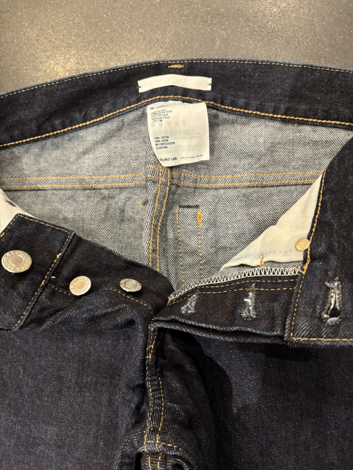 Helmut Lang Helmut Lang Dark Paint Denim Size US 28 / EU 44 - 12 Thumbnail