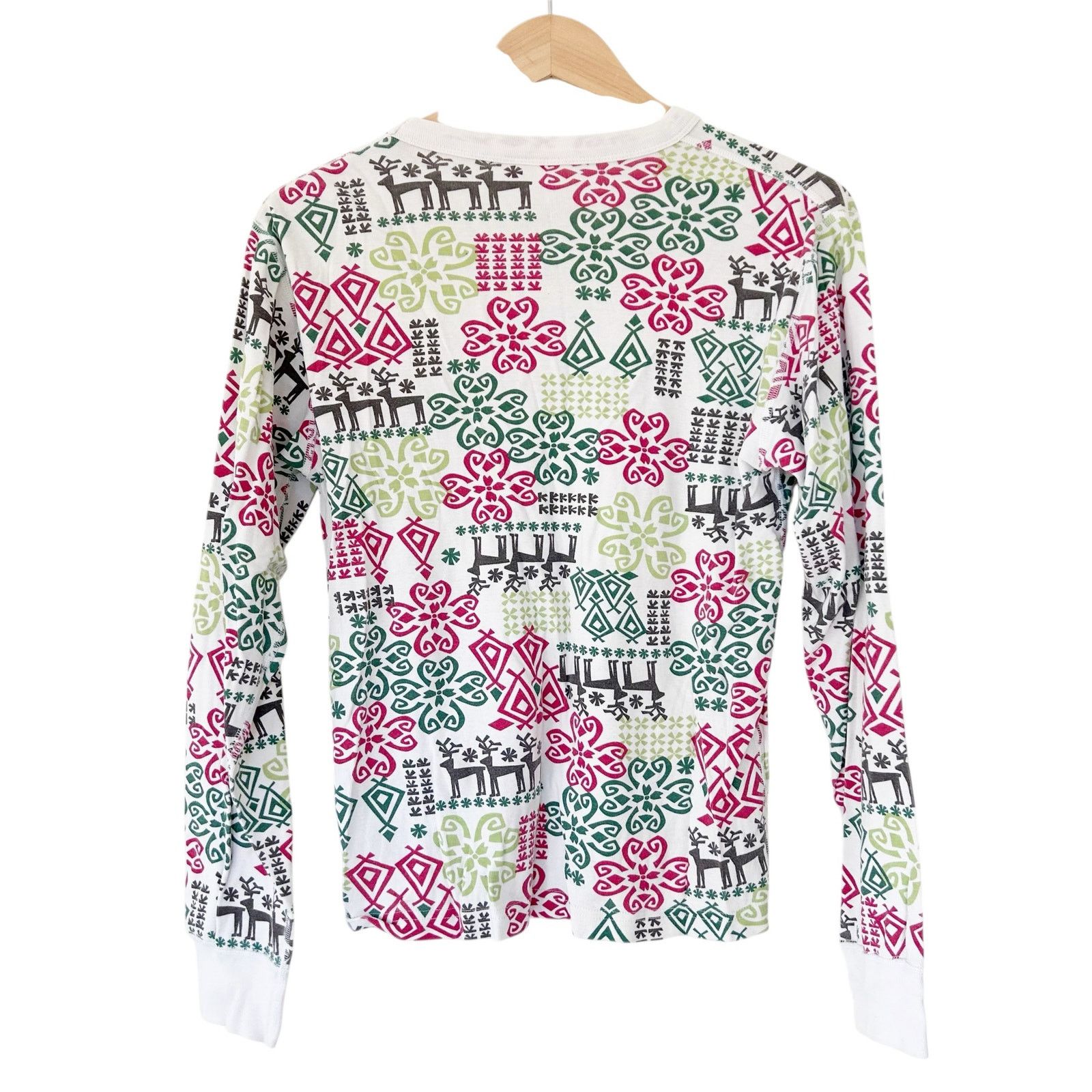 Other Hanna Andersson Organic Cotton Printed Christmas Pajamas S Size ONE SIZE - 3 Thumbnail