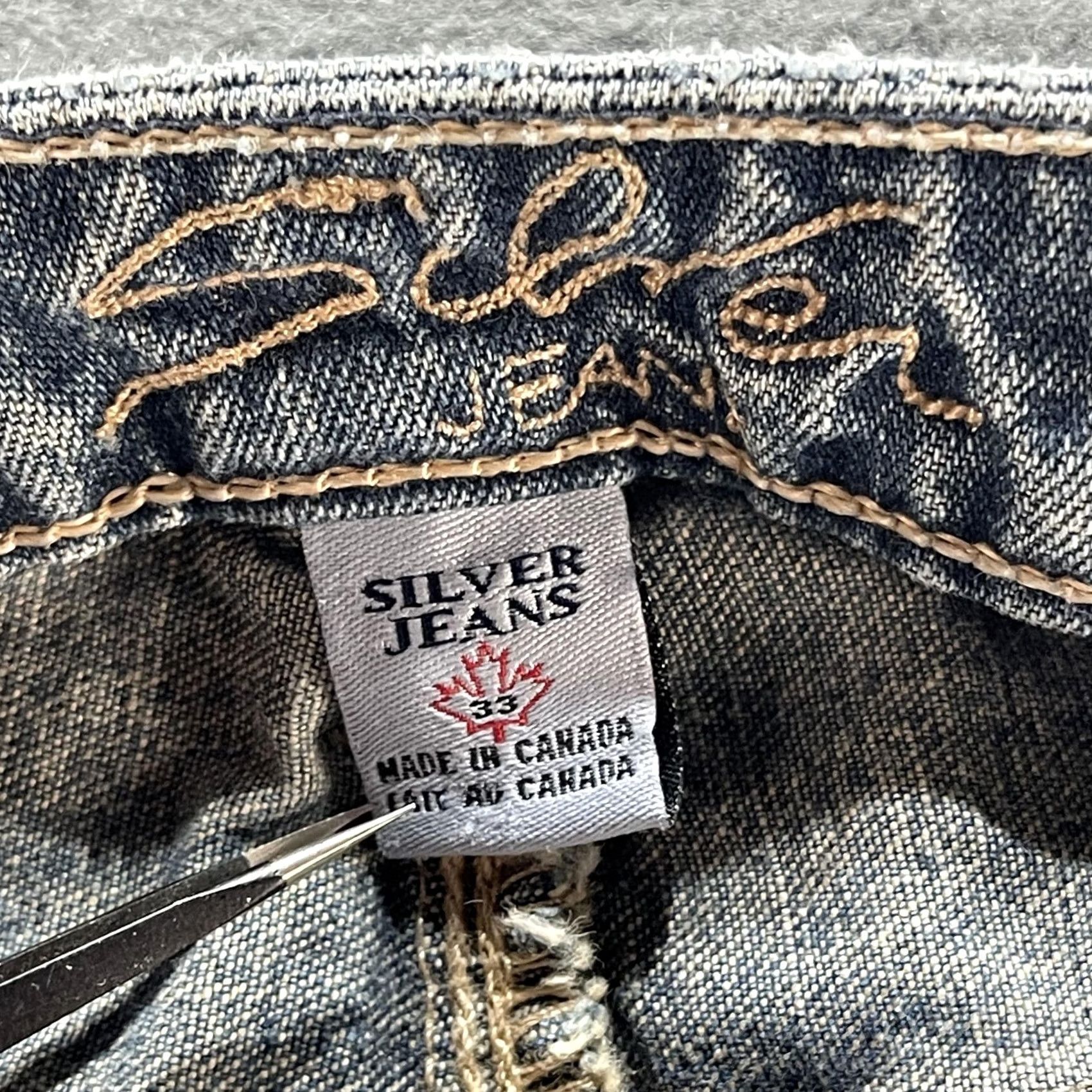 Silver Jeans Co. VINTAGE? No. Size 24" / US 00 / IT 34 - 6 Thumbnail